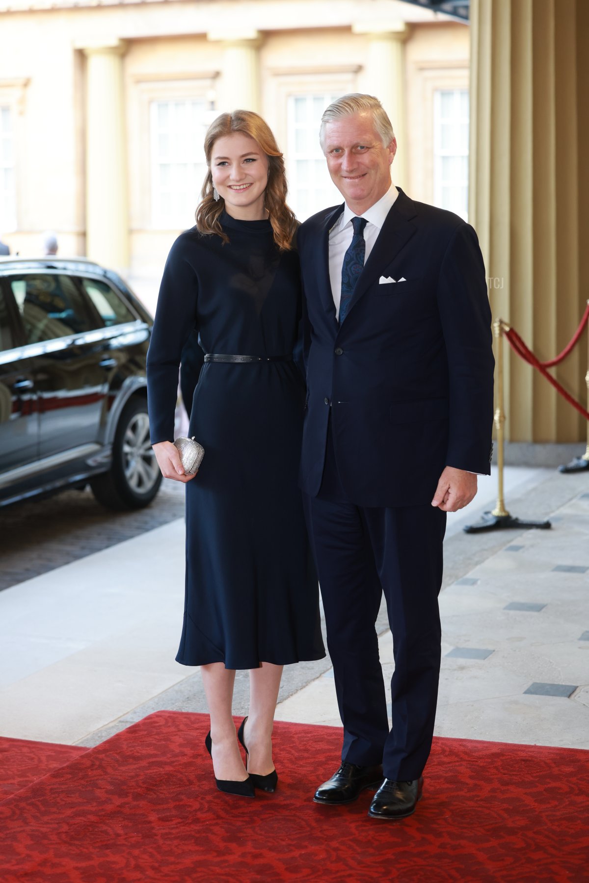 Il Re dei Belgi e la Duchessa di Brabant partecipano alla ricezione per gli ospiti stranieri a Buckingham Palace il 5 maggio 2023 a Londra, Inghilterra (Chris Jackson/Getty Images)