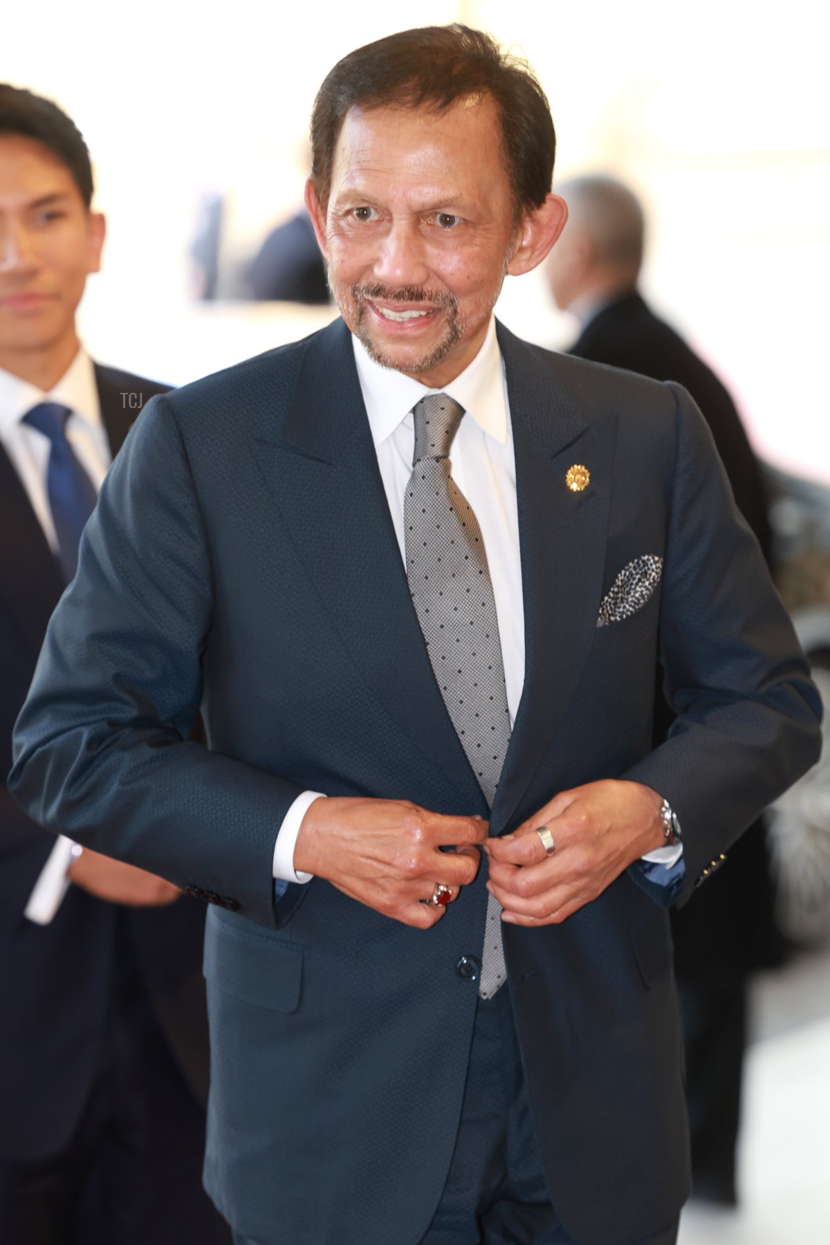 Il Sultano del Brunei partecipa alla ricezione per gli ospiti stranieri a Buckingham Palace il 5 maggio 2023 a Londra, Inghilterra (Chris Jackson/Getty Images)