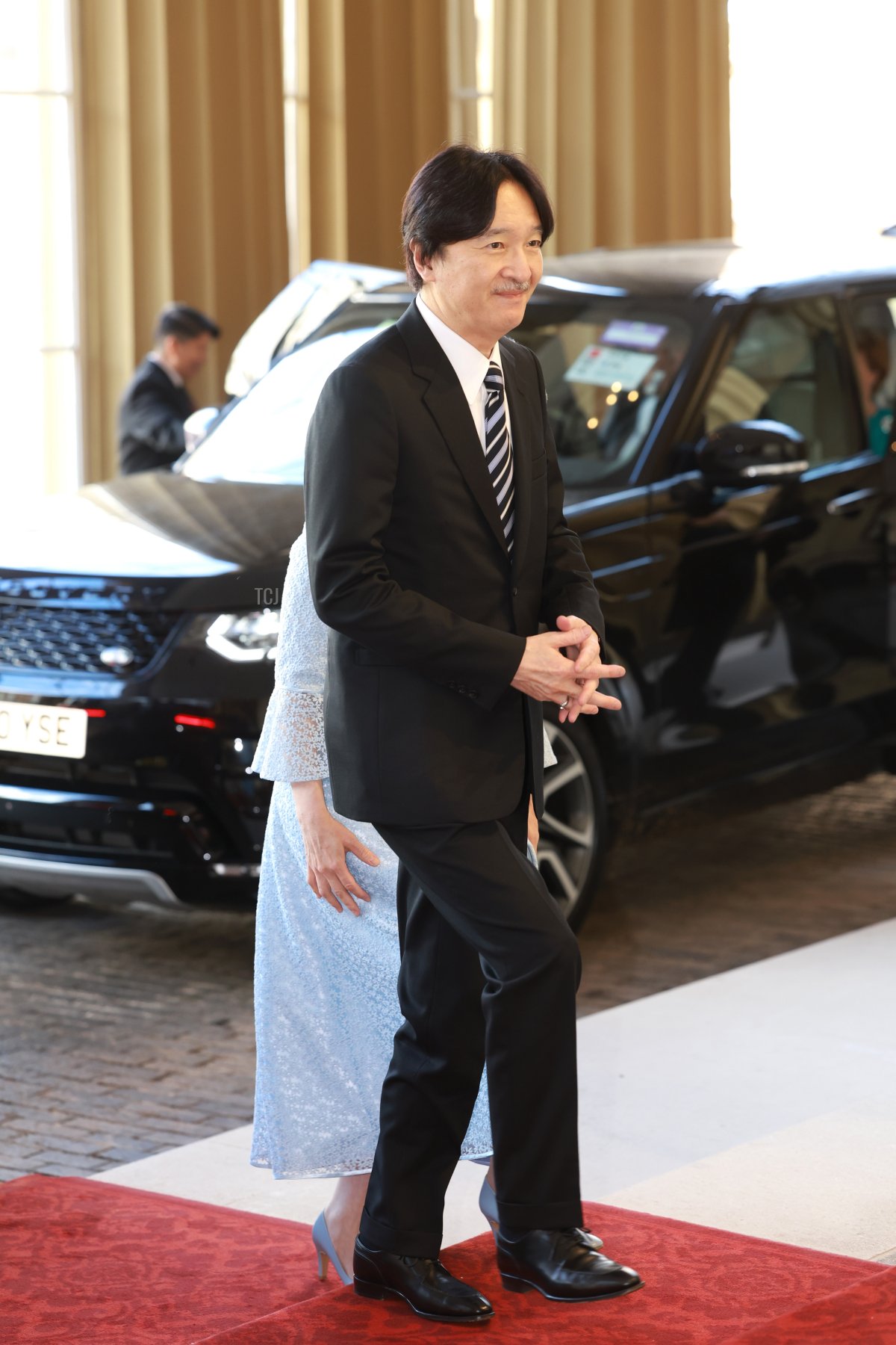 Il Principe e la Principessa di Giappone partecipano alla ricezione per gli ospiti stranieri a Buckingham Palace il 5 maggio 2023 a Londra, Inghilterra (Chris Jackson/Getty Images)