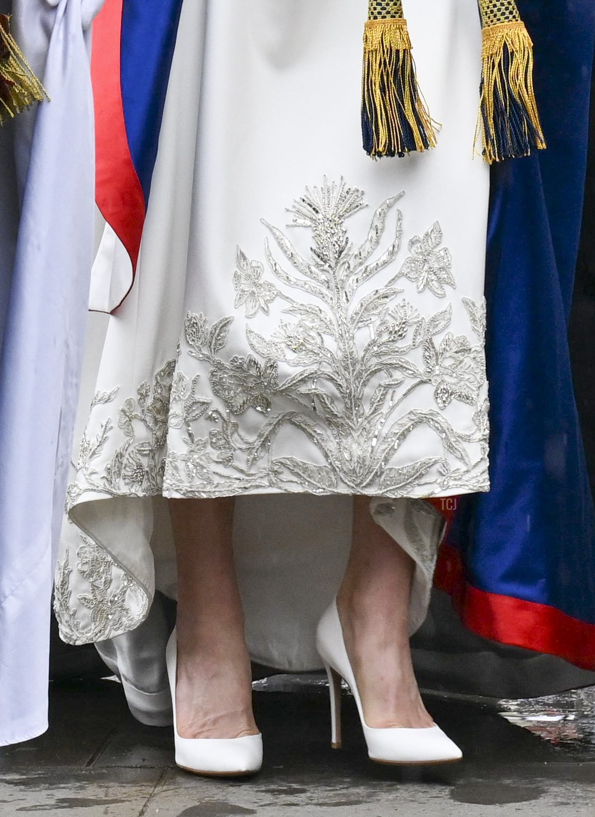 La Principessa di Galles arriva all'Abbazia di Westminster per la cerimonia di incoronazione, 6 maggio 2023 (Andy Stenning - WPA Pool/Getty Images)