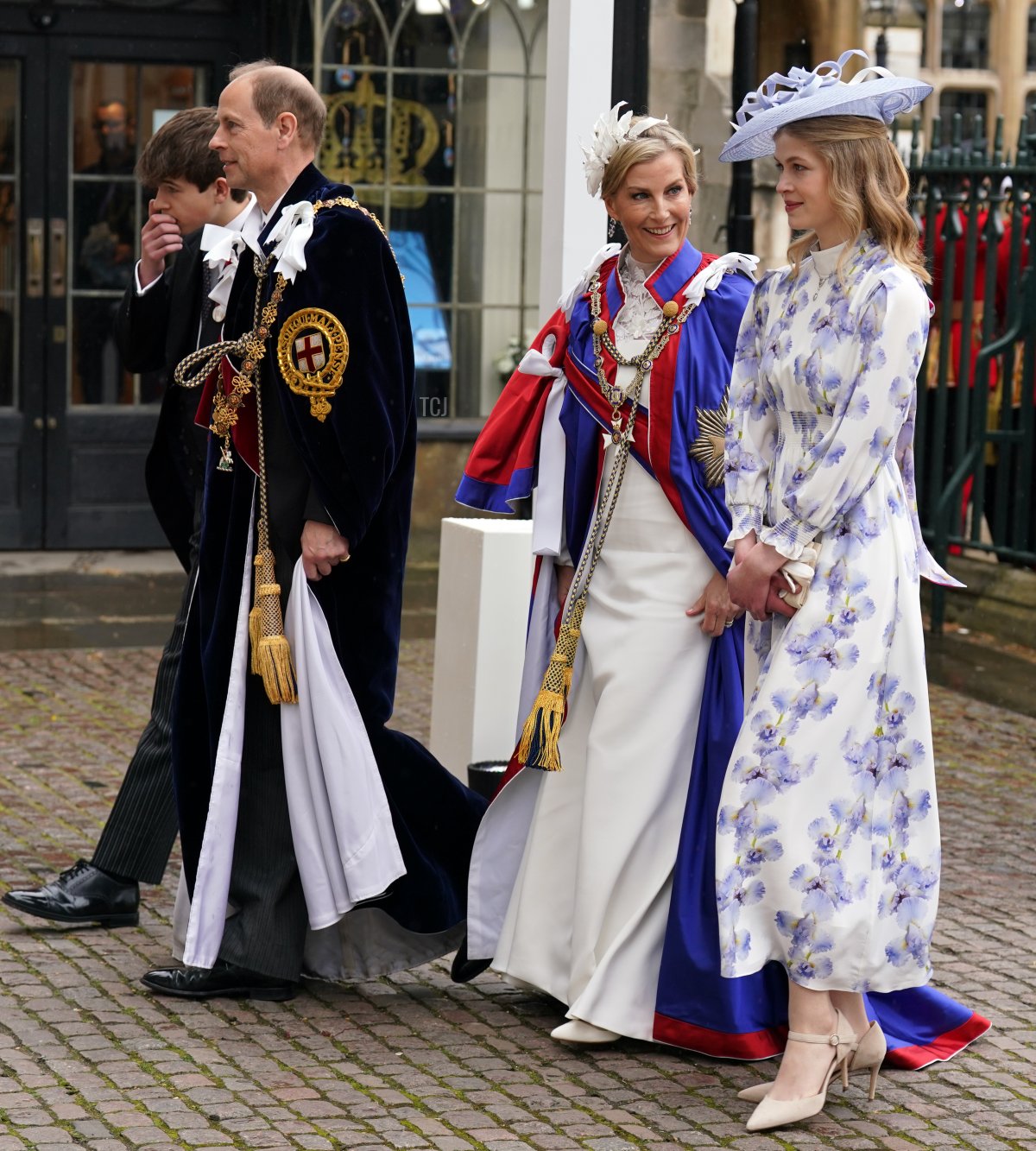 Il Duca e la Duchessa di Edimburgo, con Lady Louise e il Conte di Wessex, partecipano all'incoronazione del re Carlo III e della regina Camilla il 6 maggio 2023 a Londra, Inghilterra (Andrew Milligan - WPA Pool/Getty Images)