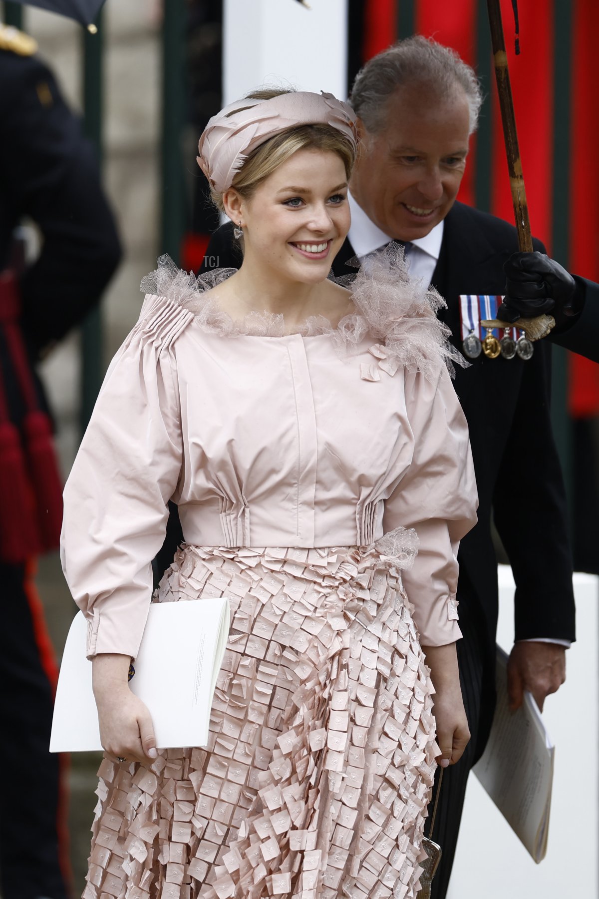 Il Conte di Snowdon e Lady Margarita Armstrong-Jones all'abbazia di Westminster il 6 maggio 2023 (Jeff J Mitchell/Getty Images)