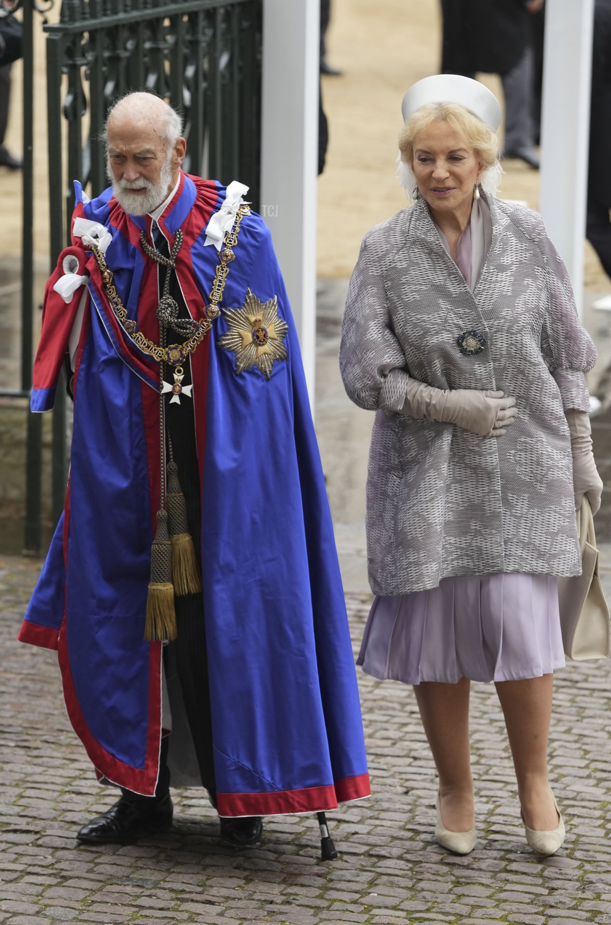 Il Principe e la Principessa Michael di Kent all'abbazia di Westminster il 6 maggio 2023 (Dan Charity - WPA Pool/Getty Images)