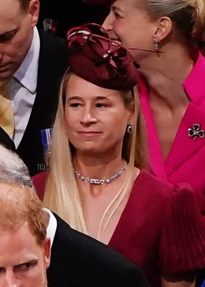 Lady Davina Windsor all'abbazia di Westminster il 6 maggio 2023 (Yui Mok - WPA Pool/Getty Images)