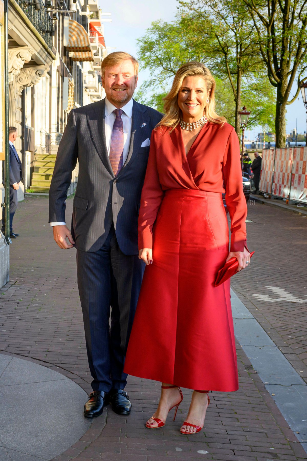 Il Re e la Regina dei Paesi Bassi partecipano al concerto annuale della Giornata della Liberazione ad Amsterdam, 5 maggio 2023 (Albert Nieboer/DPA Picture Alliance/Alamy)