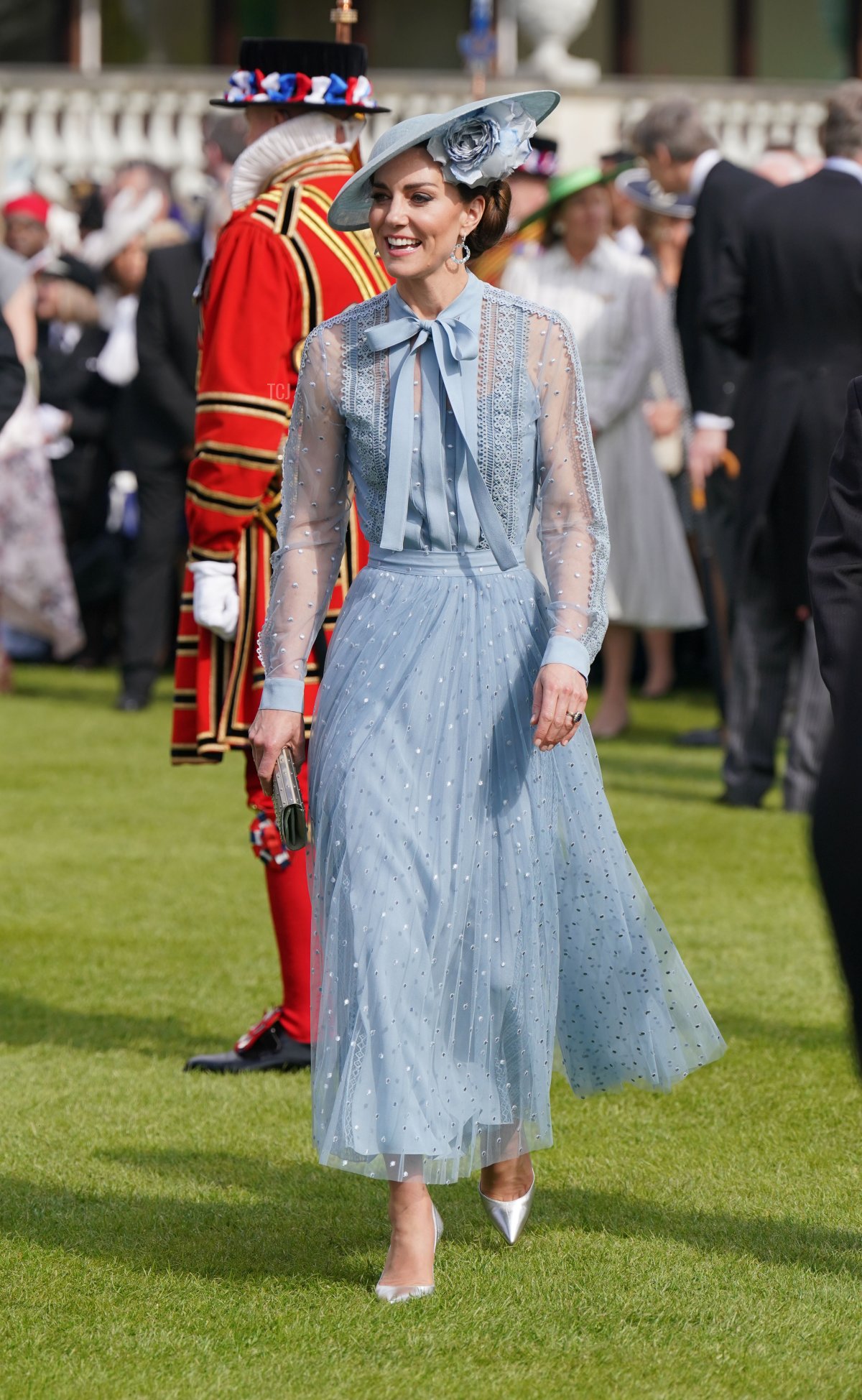 La Principessa di Galles partecipa a una festa in giardino a Buckingham Palace a Londra il 9 maggio 2023, come parte delle celebrazioni per l'incoronazione (Jonathan Brady - WPA Pool/Getty Images)