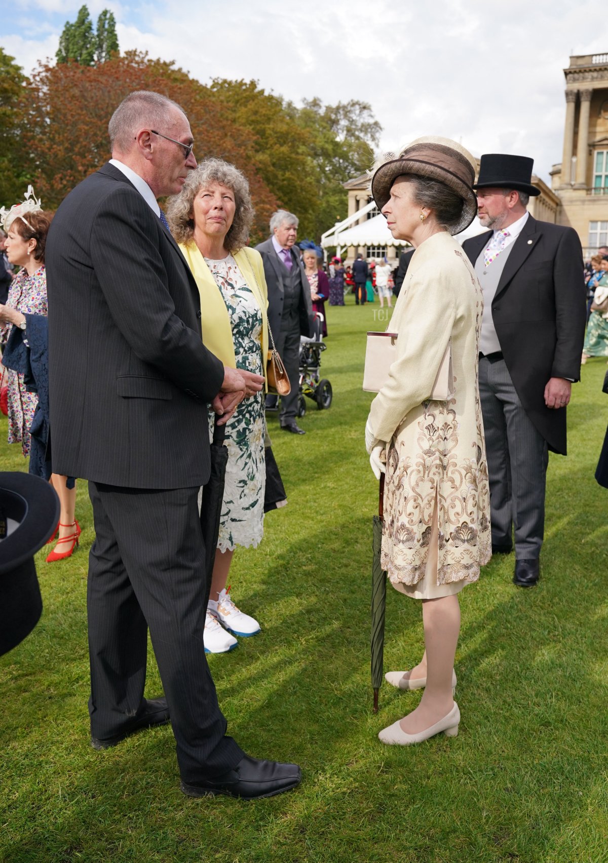 La Principessa Reale partecipa a una festa in giardino a Buckingham Palace a Londra il 9 maggio 2023, come parte delle celebrazioni per l'incoronazione (Jonathan Brady - WPA Pool/Getty Images)