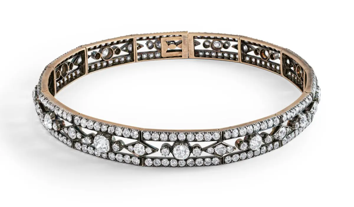 Tiara/collana in diamanti dalla collezione di Mary, Duchessa di Roxburghe (Christie’s)