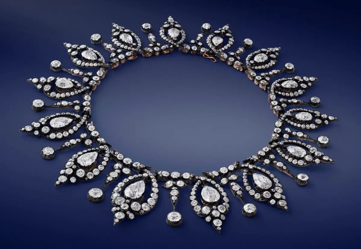 Tiara/collana in diamanti dalla collezione di Mary, Duchessa di Roxburghe (Christie’s)