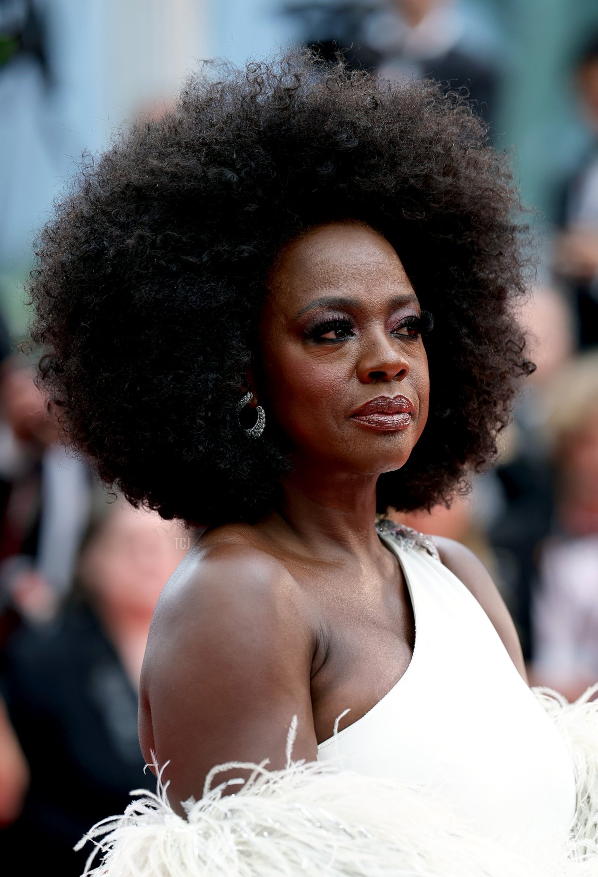 Viola Davis arriva per la proiezione del film 'Kaibutsu' durante il 76° Festival del Cinema di Cannes in Francia il 17 maggio 2023 (Andreas Rentz/Getty Images)