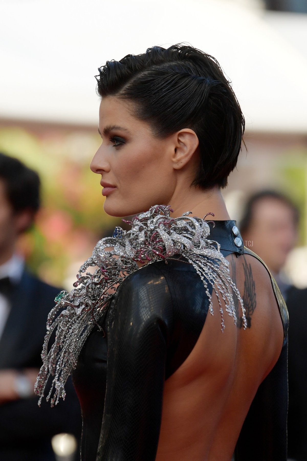 Isabeli Fontana walks the red carpet ahead of the closing ceremony during the 76th annual Cannes Film Festival at the Palais des Festivals on May 27, 2023 in Cannes, France (Kristy Sparow/Getty Images)