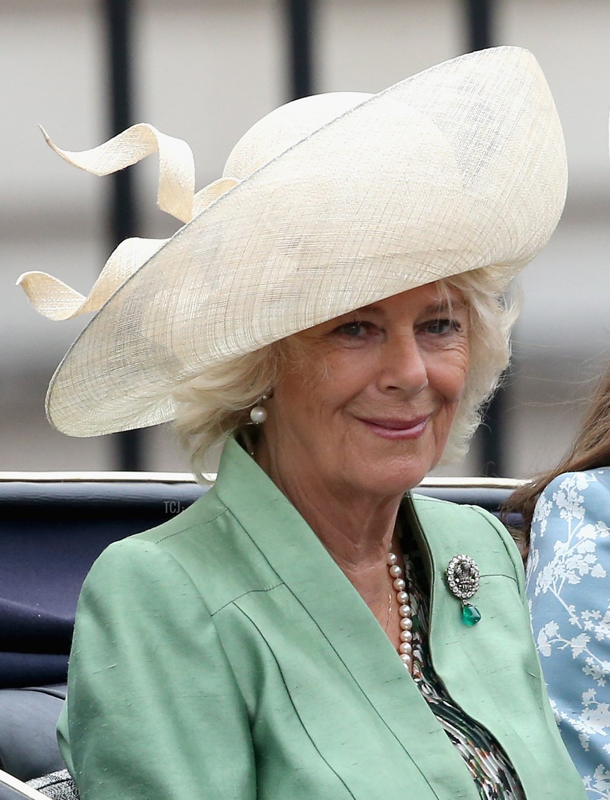 La Duchessa di Cornovaglia viaggio in carrozza durante il Trooping the Colour l'11 giugno 2015 a Londra, Inghilterra (Chris Jackson/Getty Images)