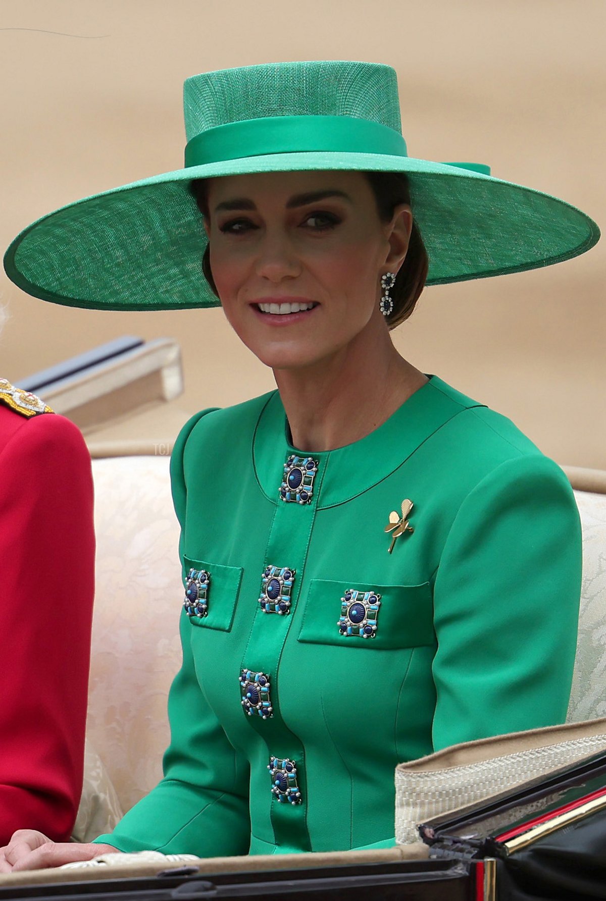 La Principessa del Galles in carrozza durante il Trooping the Colour il 17 giugno 2023 a Londra, Inghilterra (Rob Pinney/Getty Images)