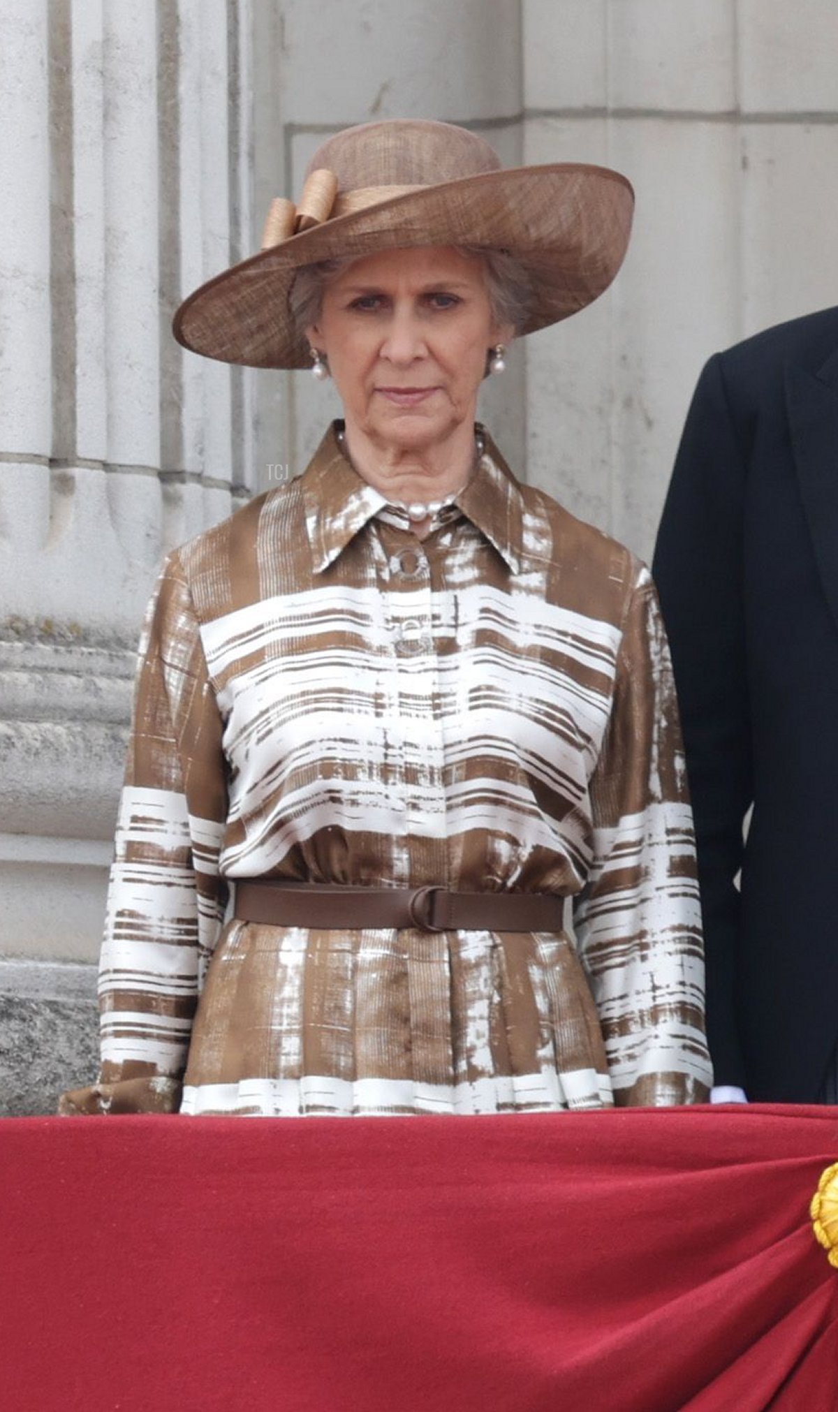 La Duchessa di Gloucester è ritratta sul balcone di Buckingham Palace durante il Trooping the Colour, 17 giugno 2023 (Chris Jackson/Getty Images)