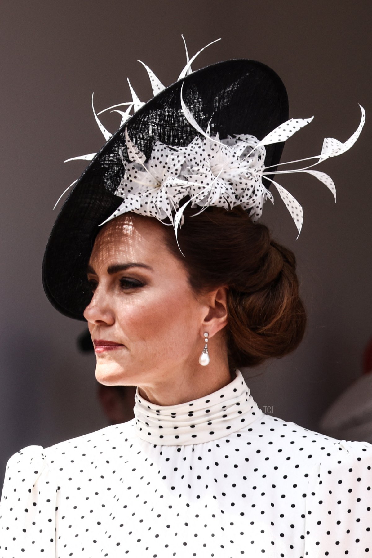 La Principessa di Galles partecipa al servizio dell'Ordine della Giarrettiera presso la Cappella di San Giorgio, Windsor il 19 giugno 2023 (Henry Nicholls - WPA Pool/Getty Images)