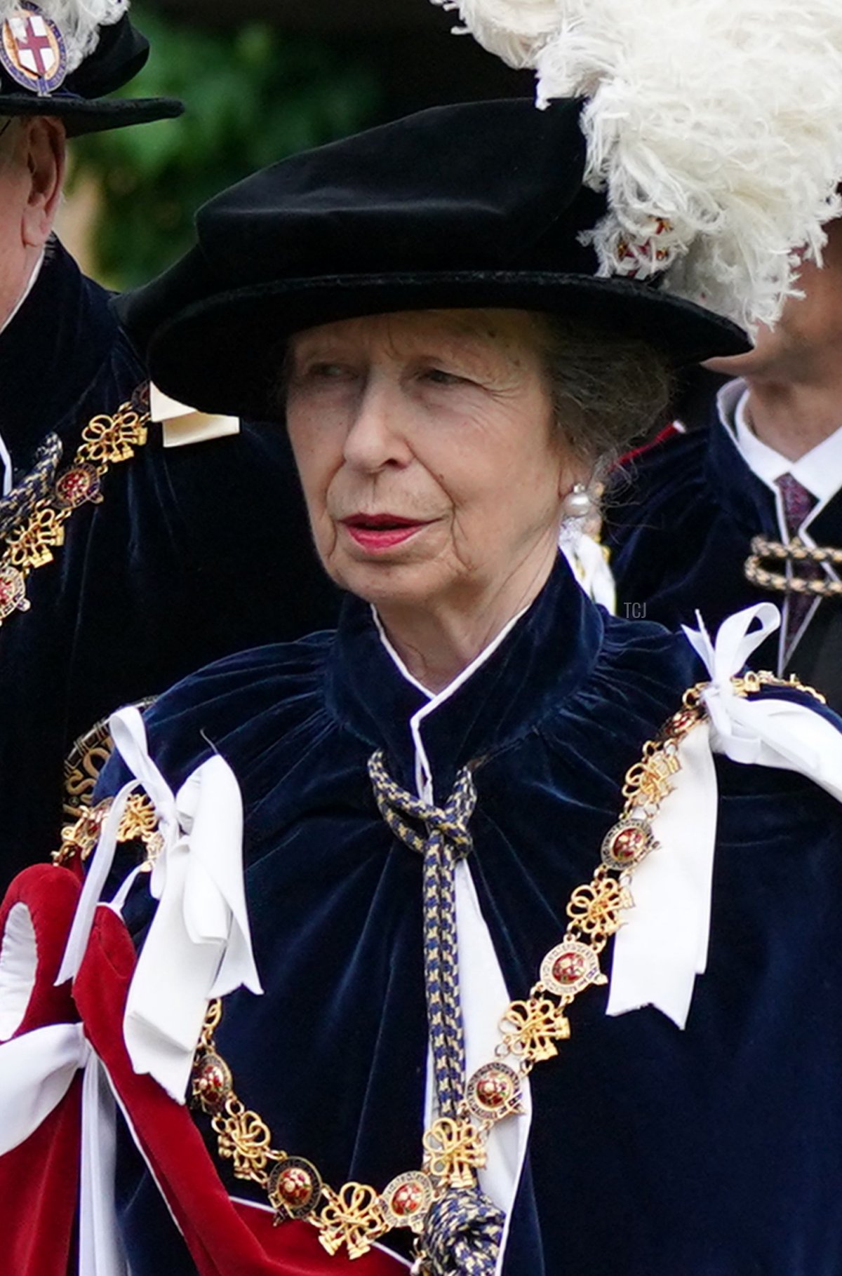 La Principessa Reale arriva alla Cappella di San Giorgio per partecipare al servizio dell'Ordine della Giarrettiera al Castello di Windsor il 19 giugno 2023 a Windsor, Inghilterra (Yui Mok-WPA Pool/Getty Images)