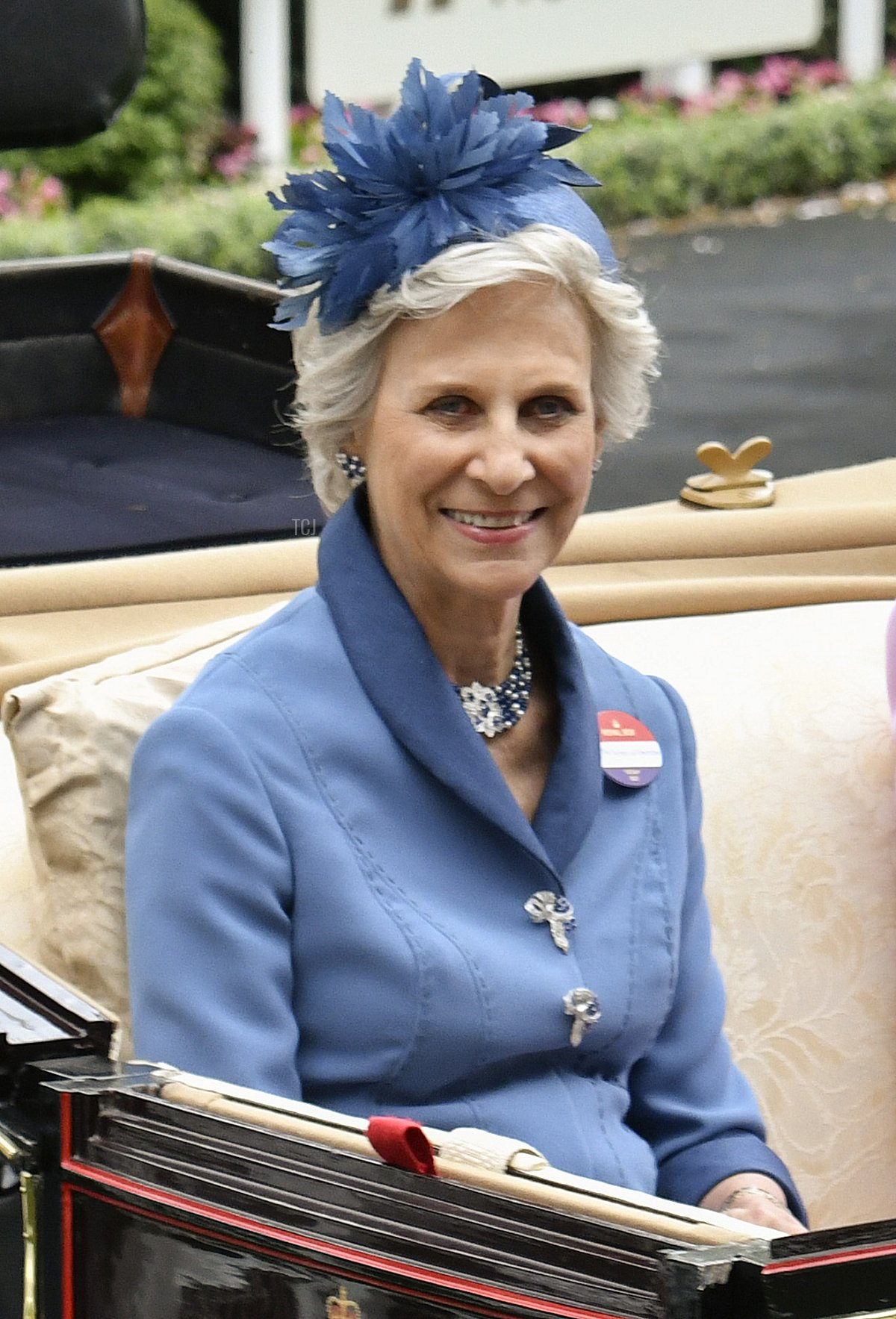 La Duchessa di Gloucester arriva nella processione reale prima del Royal Ascot all'ippodromo di Ascot il 20 giugno 2023 ad Ascot, Inghilterra (Kirstin Sinclair/Getty Images per Royal Ascot)