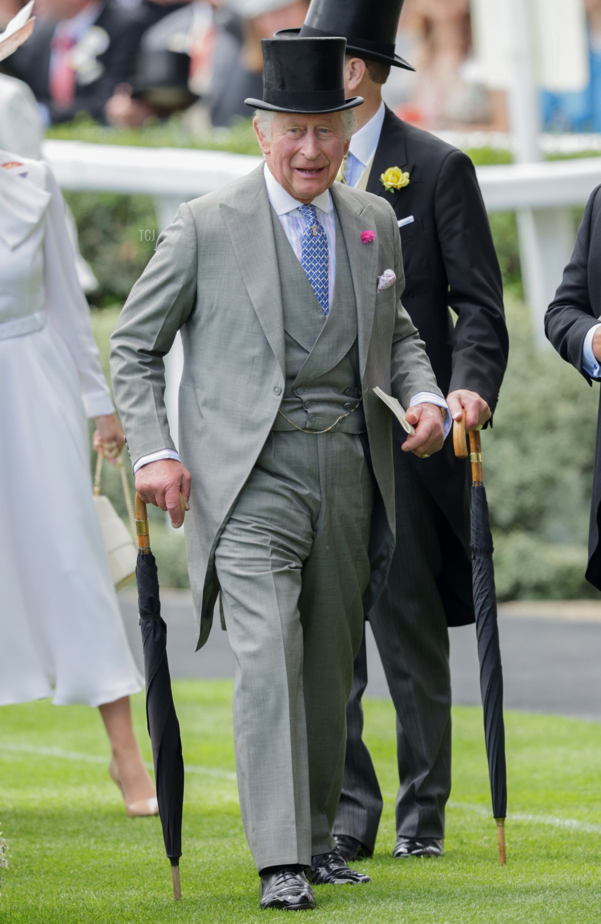 Re Carlo III partecipa al secondo giorno di Royal Ascot all'ippodromo di Ascot il 21 giugno 2023 in Ascot, Inghilterra (Chris Jackson/Getty Images)