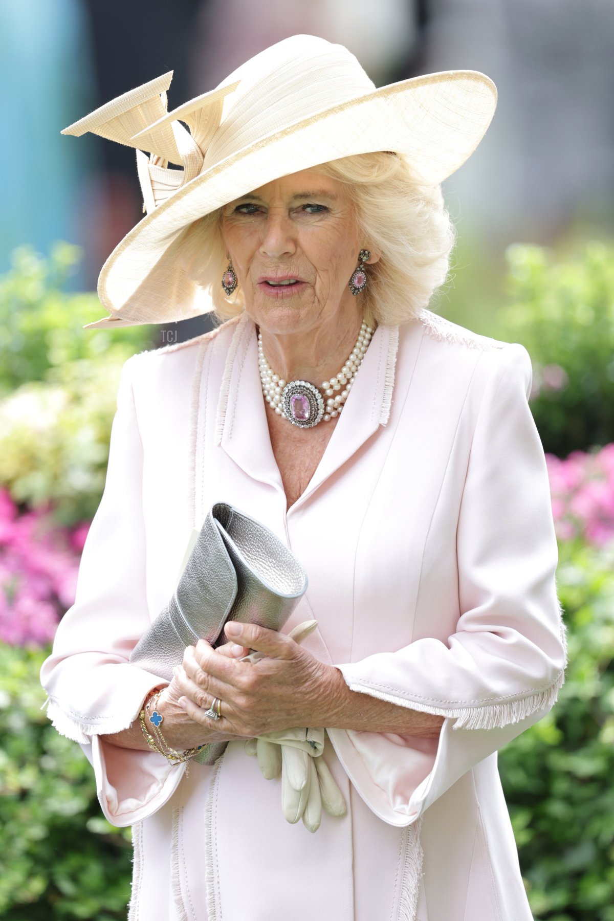 Regina Camilla partecipa al secondo giorno di Royal Ascot all'ippodromo di Ascot il 21 giugno 2023 in Ascot, Inghilterra (Chris Jackson/Getty Images)