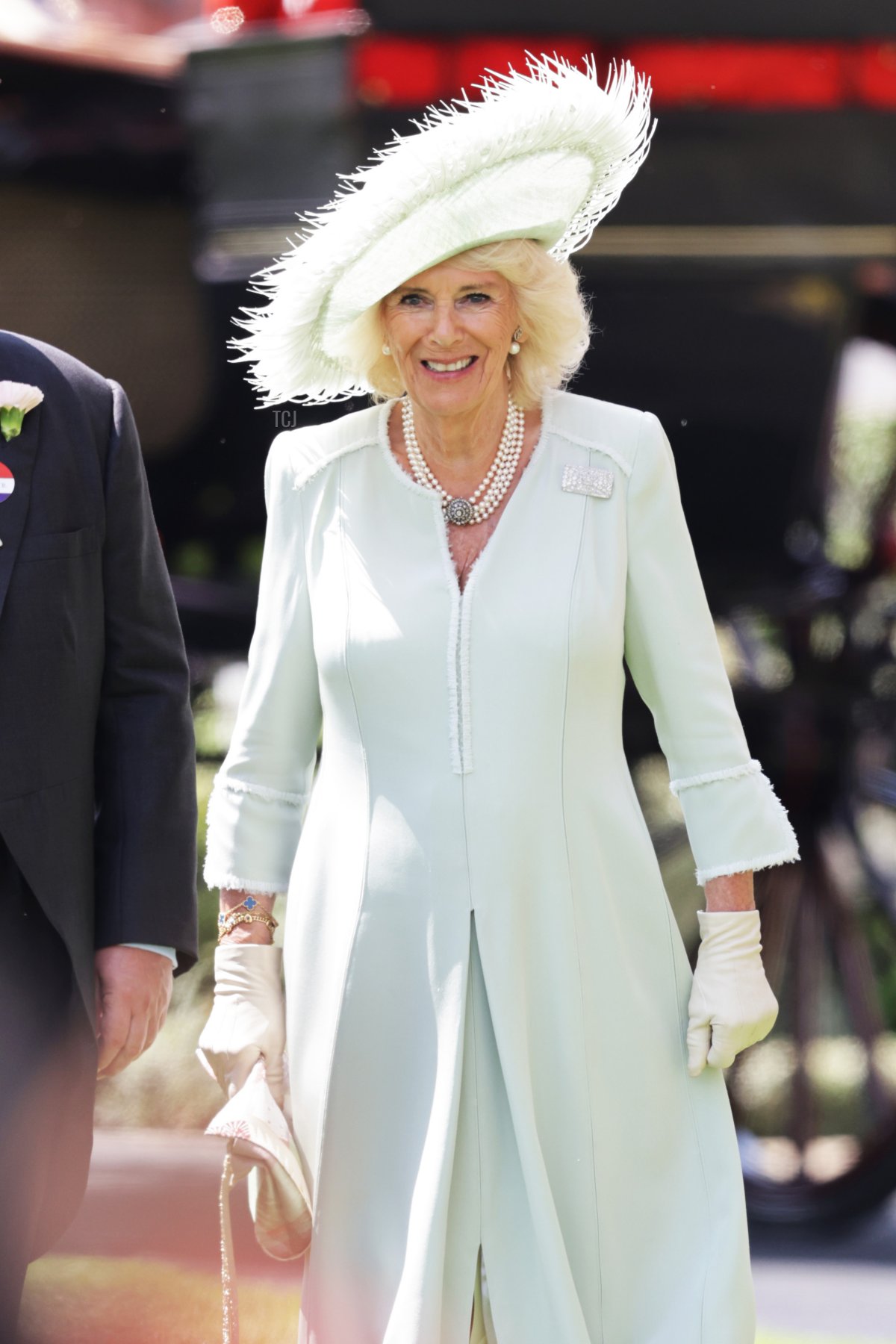 La Regina Camilla partecipa al terzo giorno dell'Royal Ascot presso l'Ascot Racecourse il 22 giugno 2023 (Chris Jackson/Getty Images)