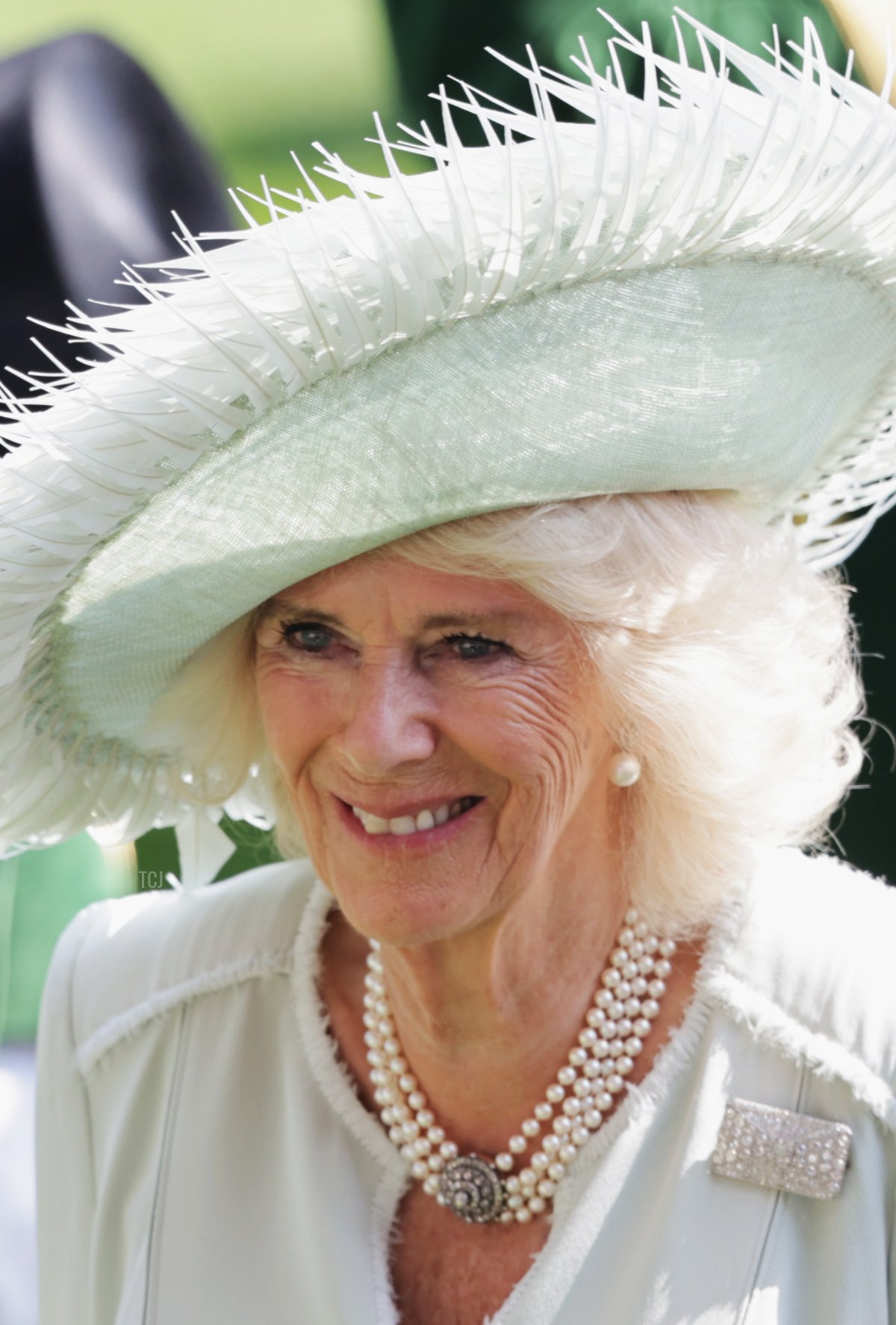 La Regina Camilla partecipa al terzo giorno dell'Royal Ascot presso l'Ascot Racecourse il 22 giugno 2023 (Chris Jackson/Getty Images)