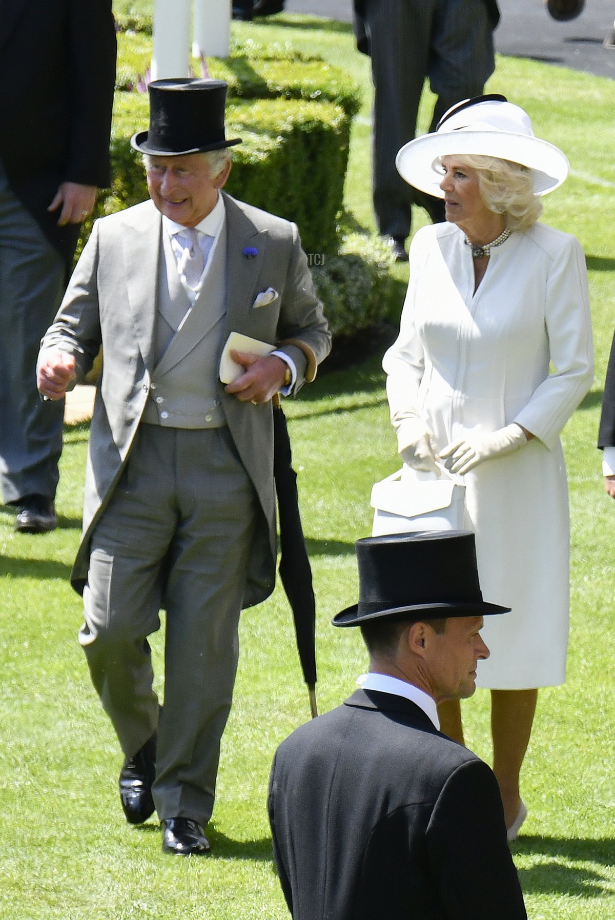 Il Re Carlo III e la Regina Camilla partecipano al quarto giorno di Royal Ascot il 23 giugno 2023 (Kirstin Sinclair/Getty Images per Royal Ascot)