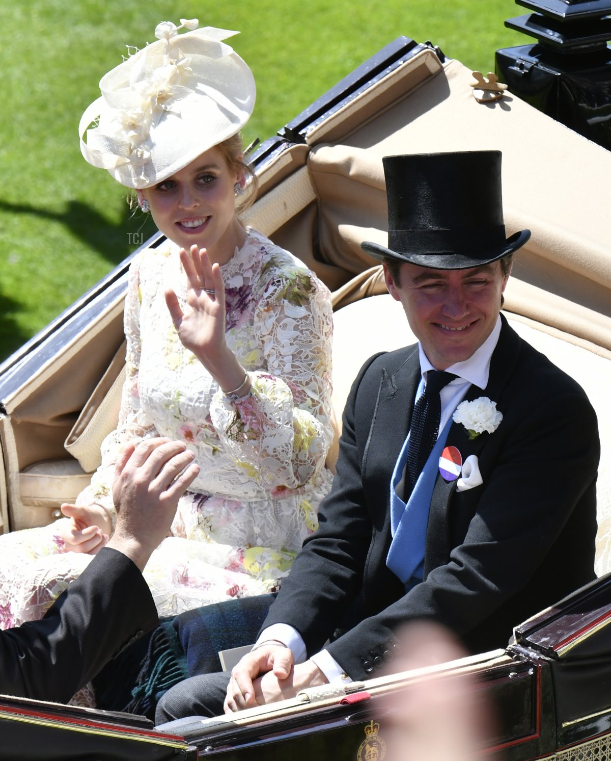 La Principessa Beatrice e Edoardo Mapelli Mozzi partecipano al quarto giorno di Royal Ascot il 23 giugno 2023 (Kirstin Sinclair/Getty Images per Royal Ascot)