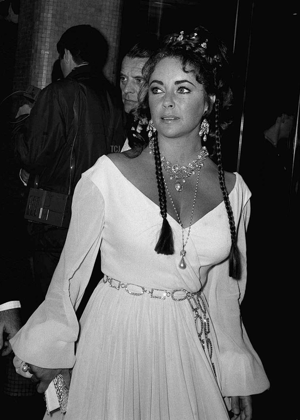 Elizabeth Taylor partecipa alla premiere di Staircase al Haymarket Theatre di Londra, 22 ottobre 1969 (Trinity Mirror/Mirrorpix/Alamy)