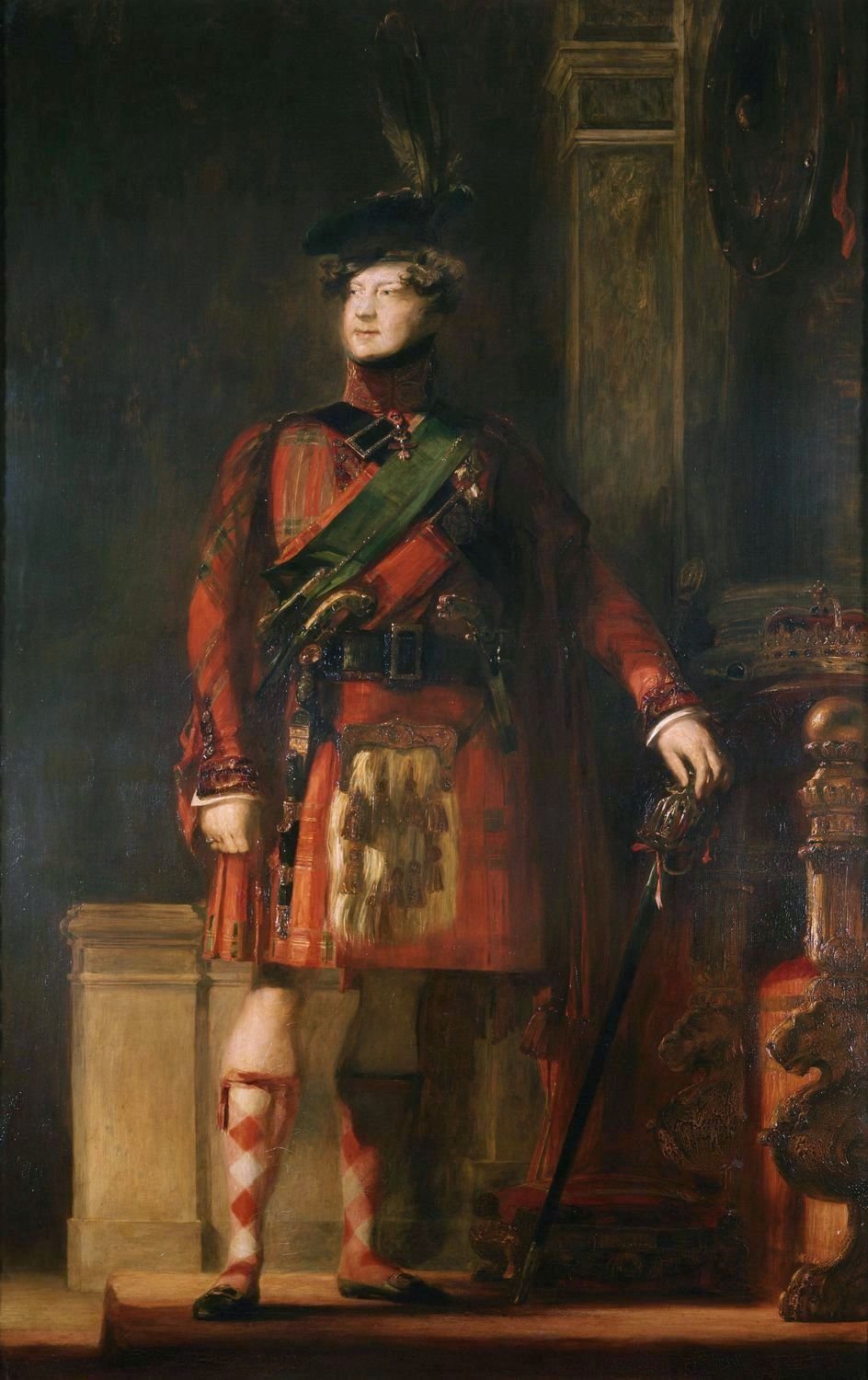 Ritratto di Giorgio IV del Regno Unito di Sir David Wilkie, 1829 (Collezione Reale)