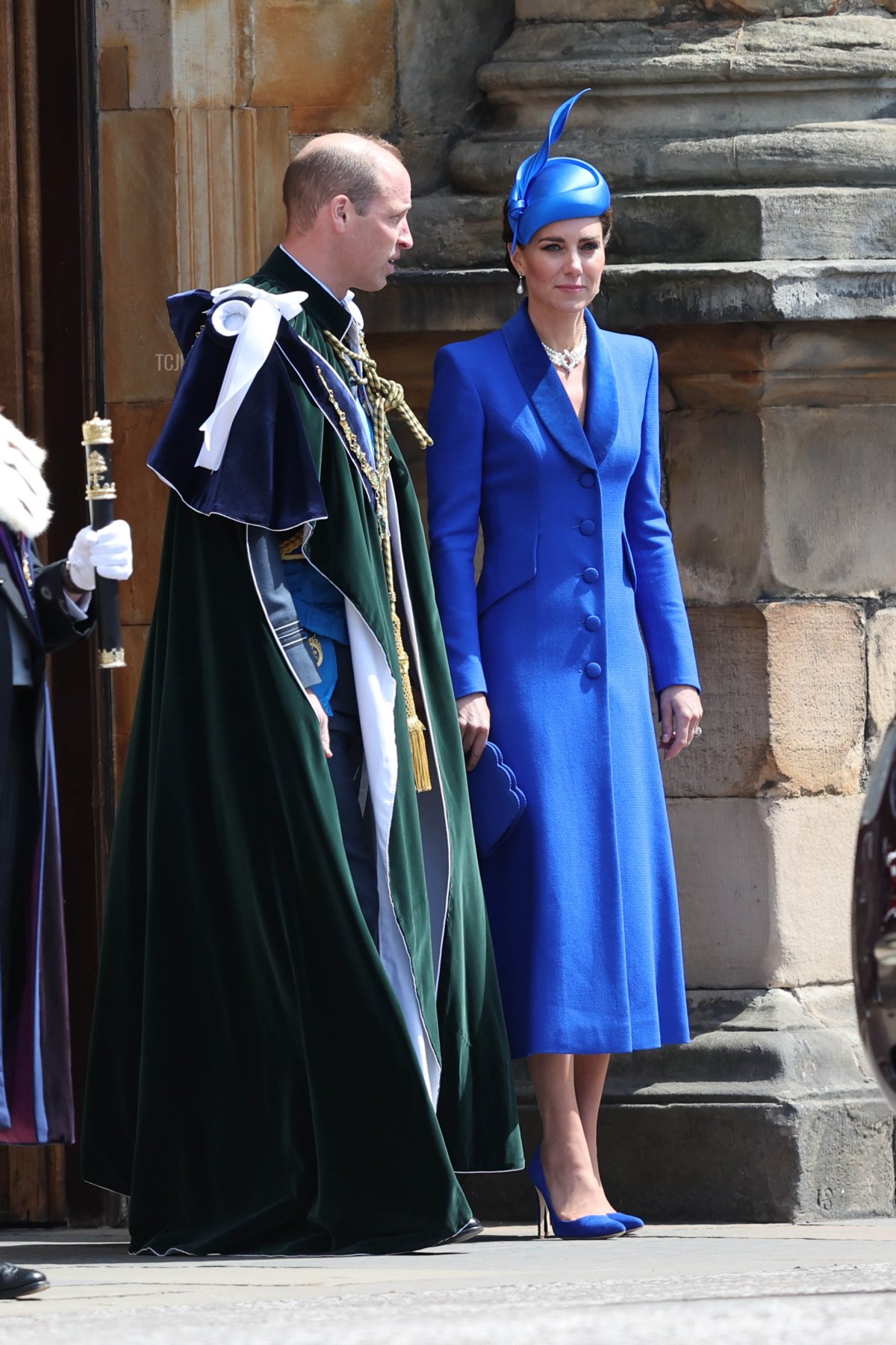 Il Duca e la Duchessa di Rothesay partecipano a un servizio di ringraziamento e dedicazione presso la Cattedrale di St Giles a Edimburgo il 5 luglio 2023 (Robert Perry - Pool/Getty Images)