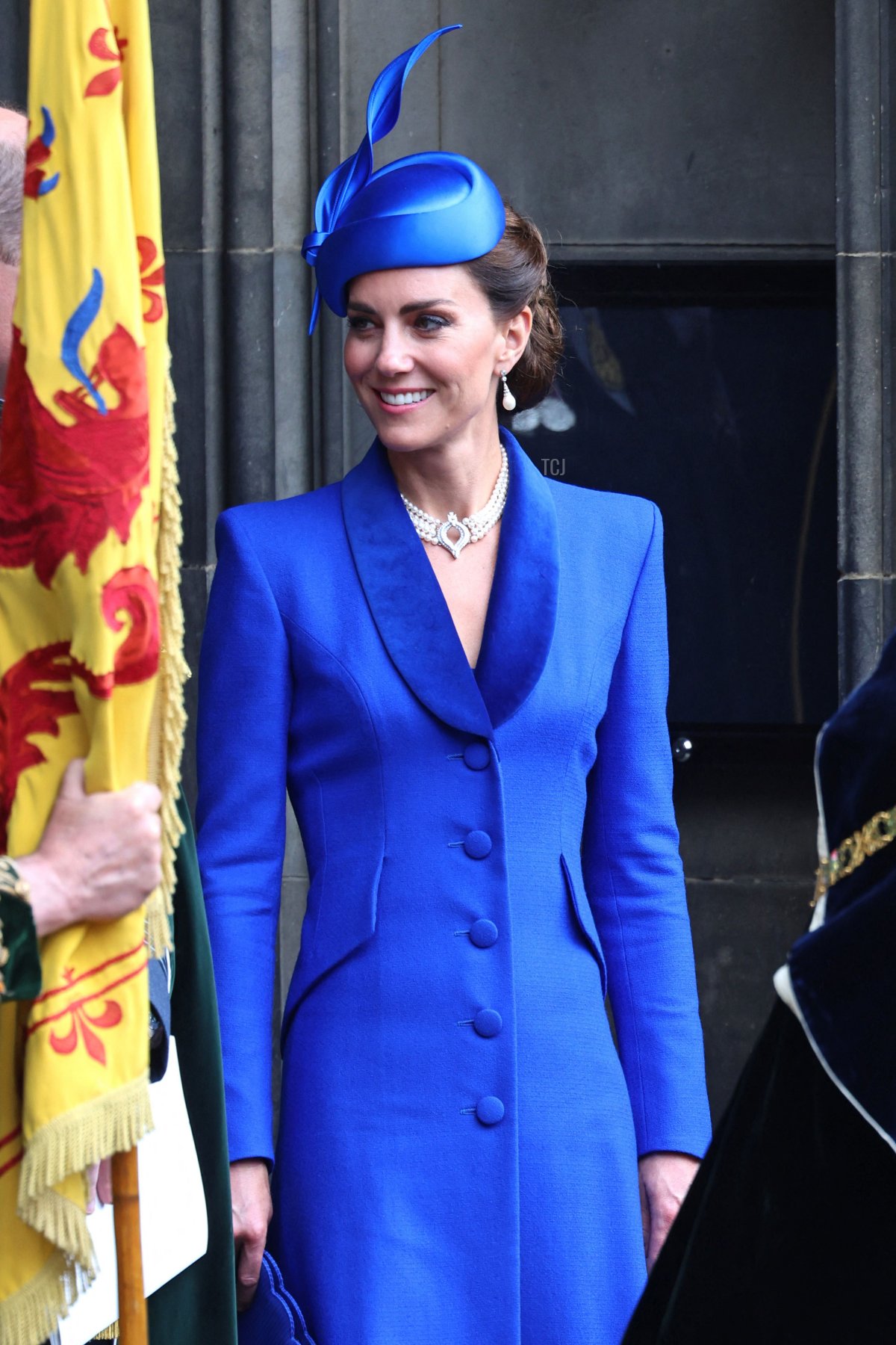 La Duchessa di Rothesay partecipa a un servizio di ringraziamento e dedicazione presso la Cattedrale di St Giles a Edimburgo il 5 luglio 2023 (CHRIS JACKSON/POOL/AFP via Getty Images)