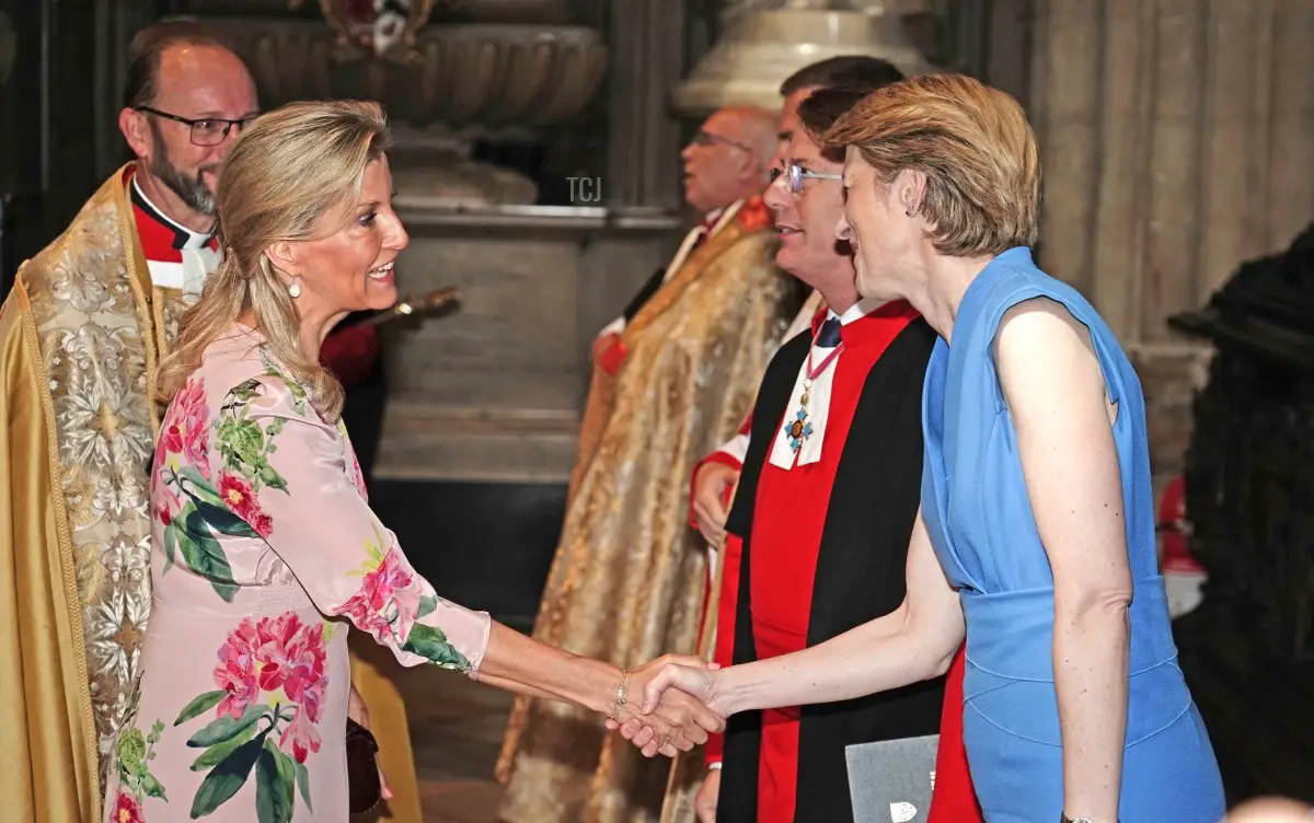 La Duchessa di Edimburgo partecipa a una cerimonia all'Abbazia di Westminster per celebrare il 75° anniversario del Servizio Sanitario Nazionale il 5 luglio 2023 (Jordan Pettitt - Pool/Getty Images)