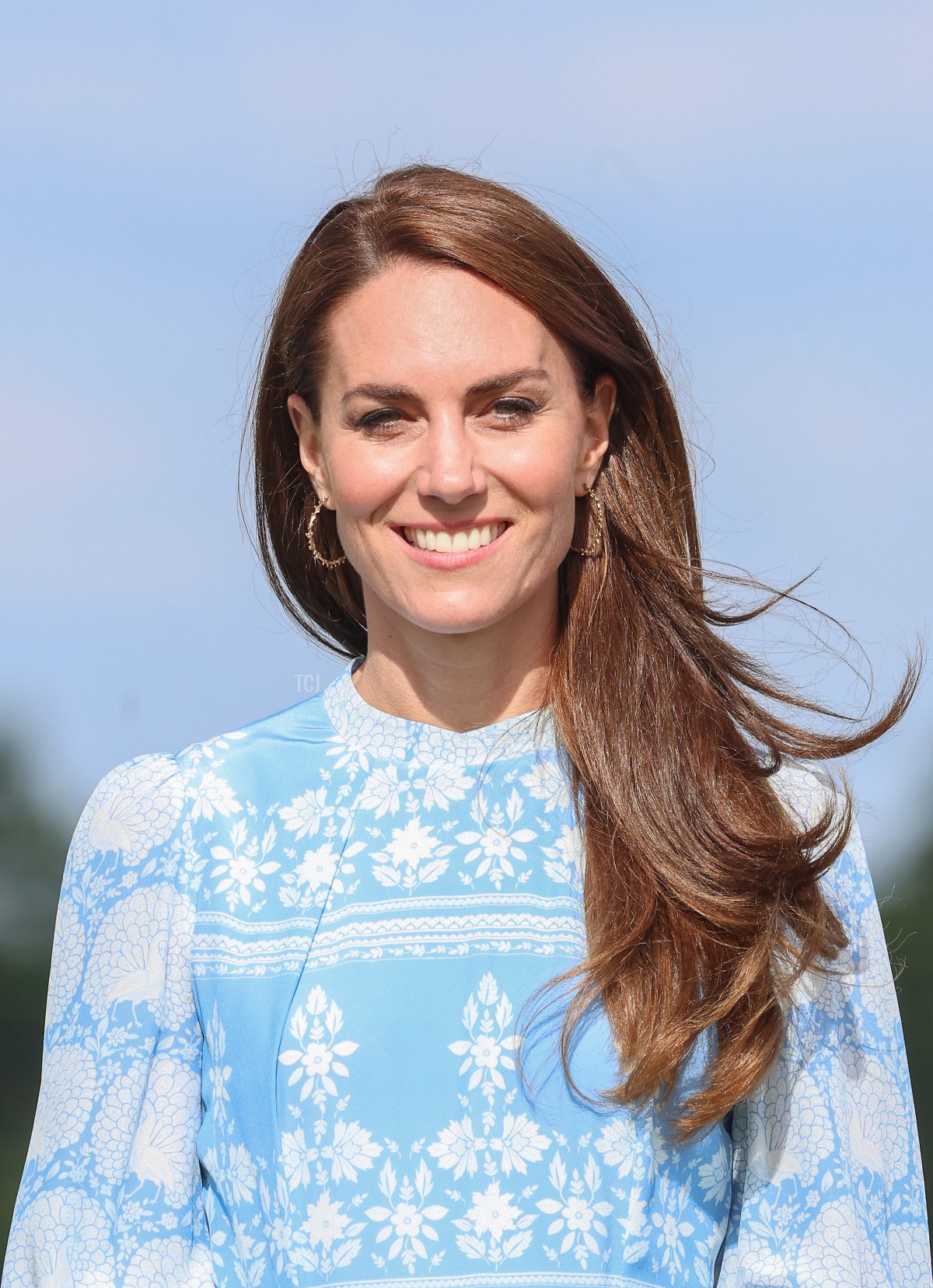 La Principessa del Galles partecipa alla Out-Sourcing Inc. Royal Charity Polo Cup 2023 al Guards Polo Club il 6 luglio 2023 a Egham, Inghilterra (Chris Jackson/Getty Images for TGI Sport)