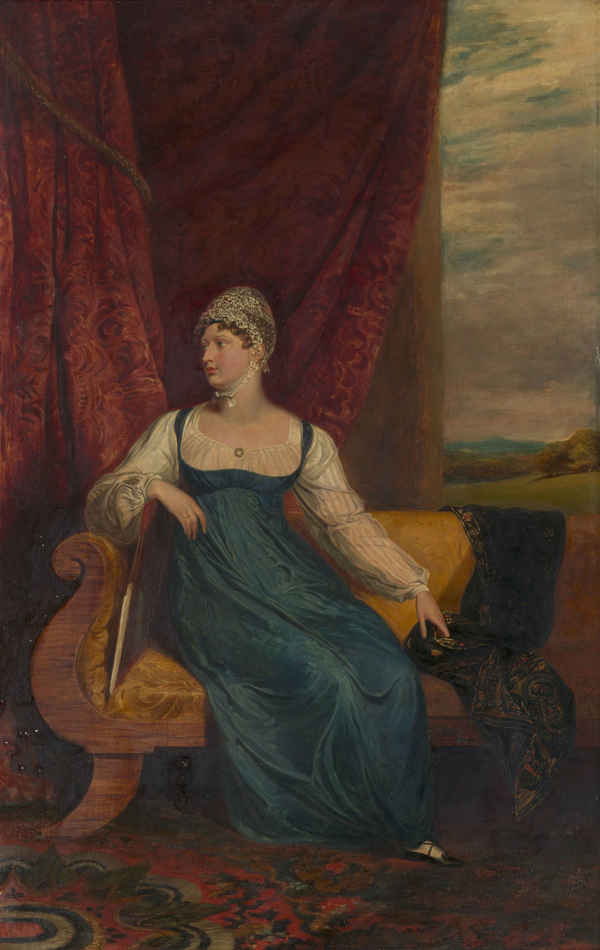 Ritratto di George Dawe della Principessa Charlotte di Galles, 1817 (Royal Collection Trust)