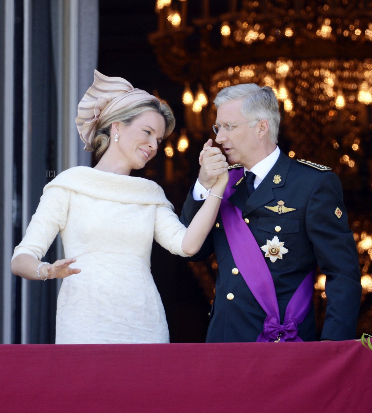 Il Re Philippe e la Regina Mathilde dei Belgi