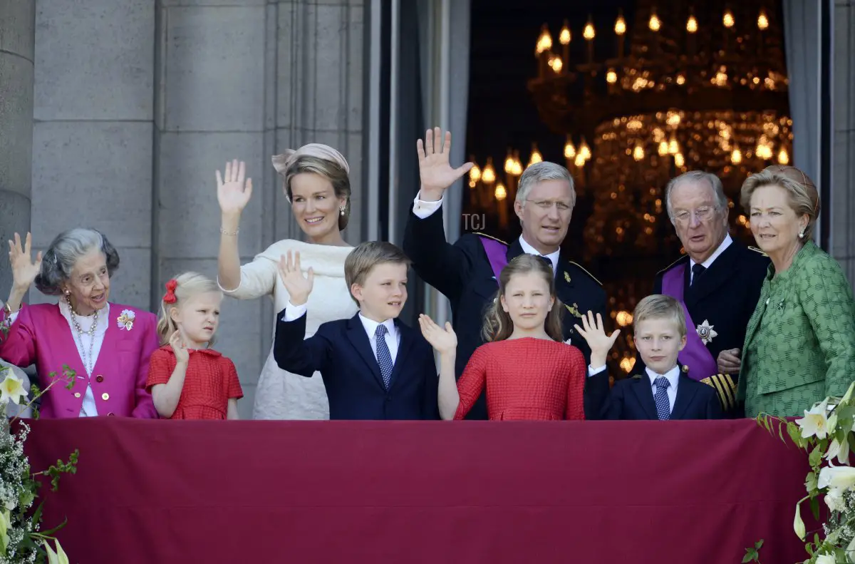 Il Re Philippe e la Regina Mathilde dei Belgi