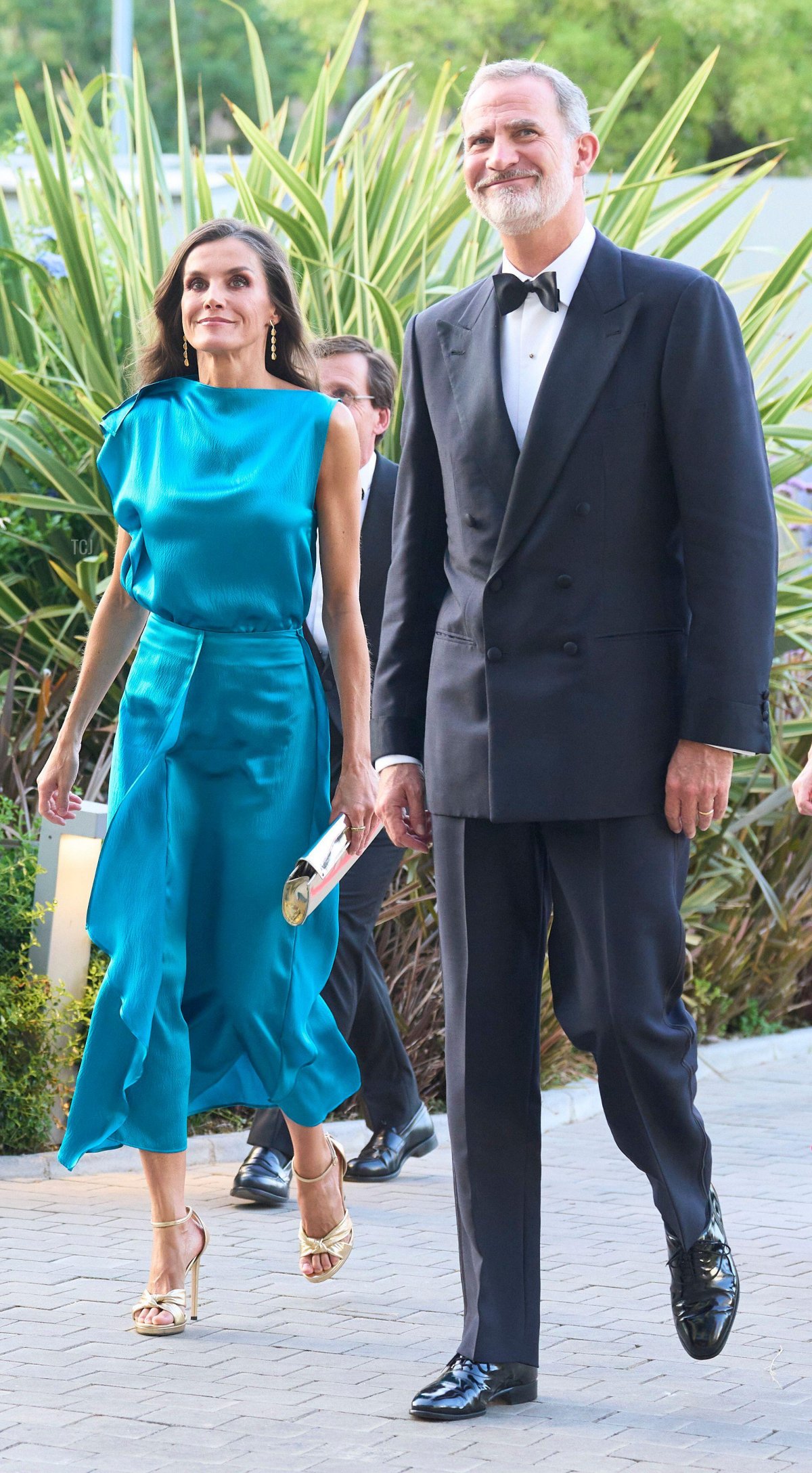 Il Re Felipe VI e la Regina Letizia di Spagna partecipano agli ABC Journalism Awards a Madrid il 17 luglio 2023 (Jack Abuin/Zuma Press/Alamy)