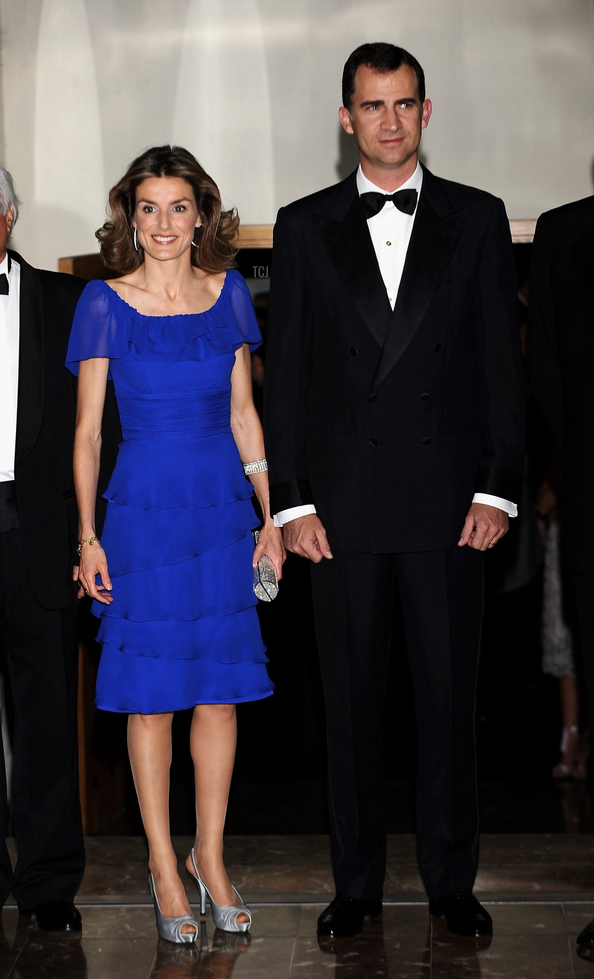 Il Principe e la Principessa delle Asturie partecipano alla cena di gala dei Premi Mingote il 19 giugno 2008 presso il palazzo ABC di Madrid, Spagna (Carlos Alvarez/Getty Images)