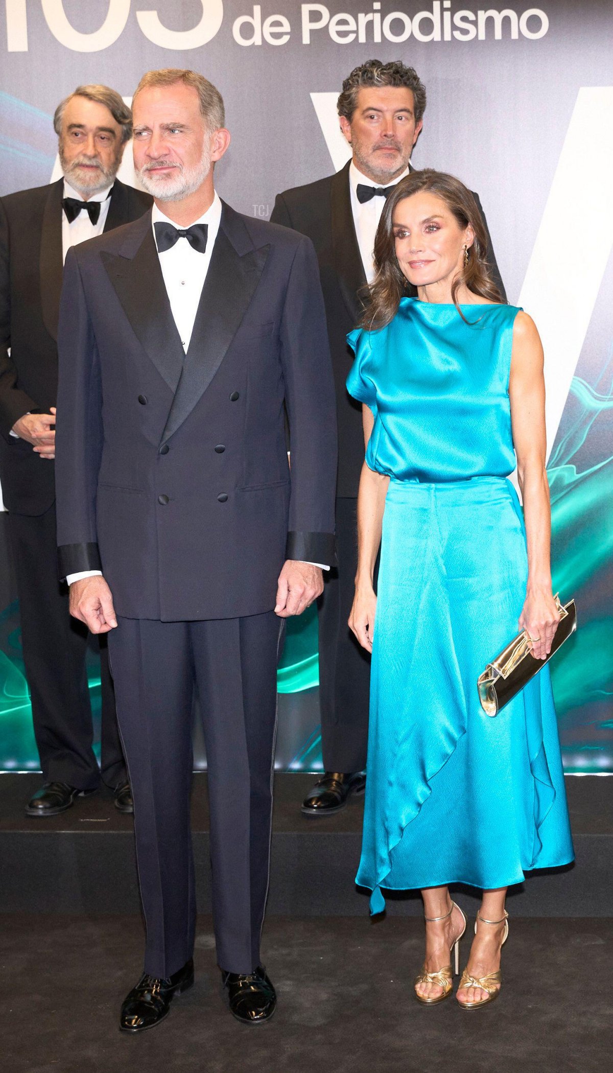 Il Re Felipe VI e la Regina Letizia di Spagna partecipano agli ABC Journalism Awards a Madrid il 17 luglio 2023 (Jack Abuin/Zuma Press/Alamy)