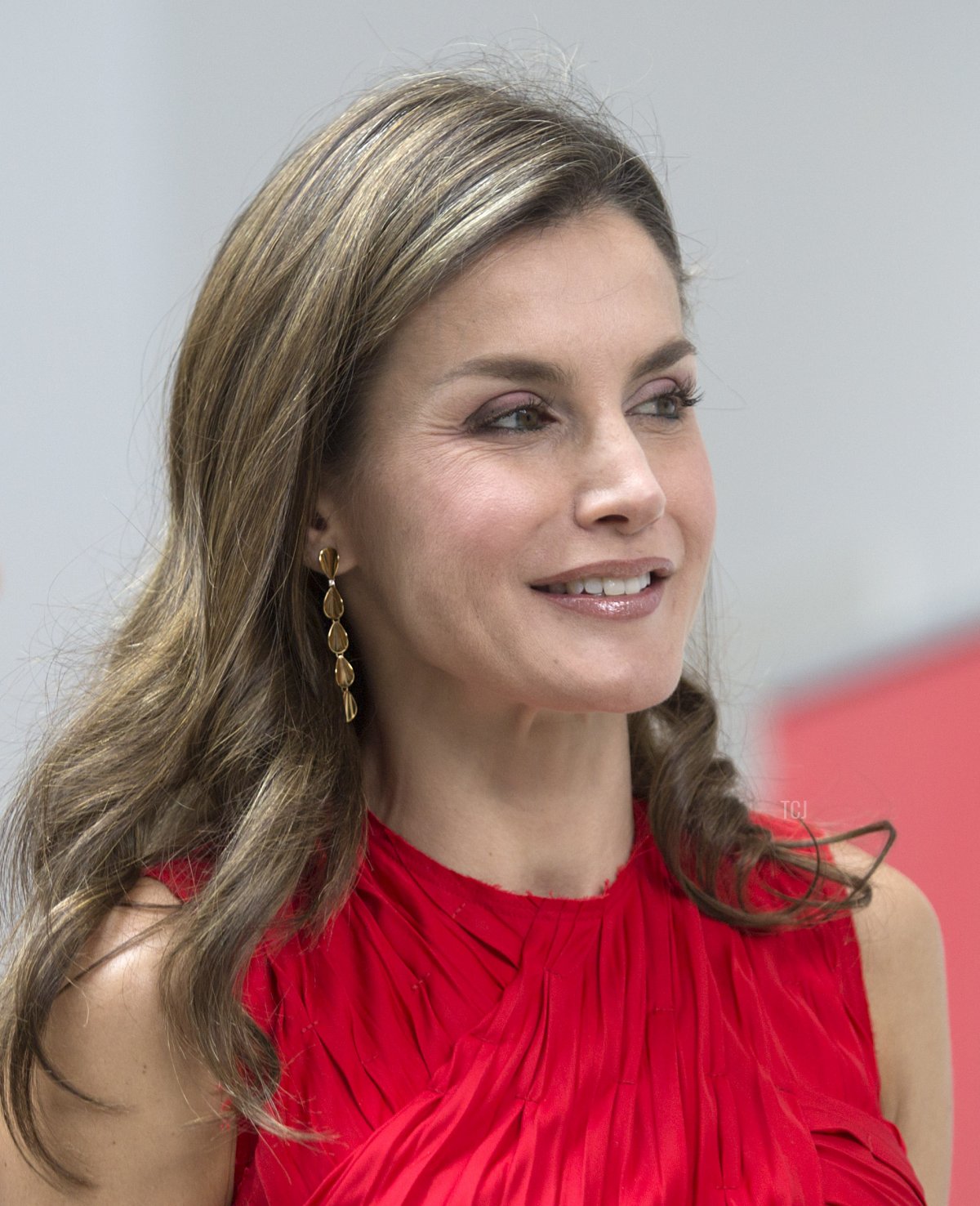 La Regina Letizia di Spagna inaugura l'incontro annuale con il direttore degli Istituti Cervantes al Museo Russo di San Pietroburgo il 24 luglio 2017 a Malaga, Spagna (Daniel Perez/Getty Images)