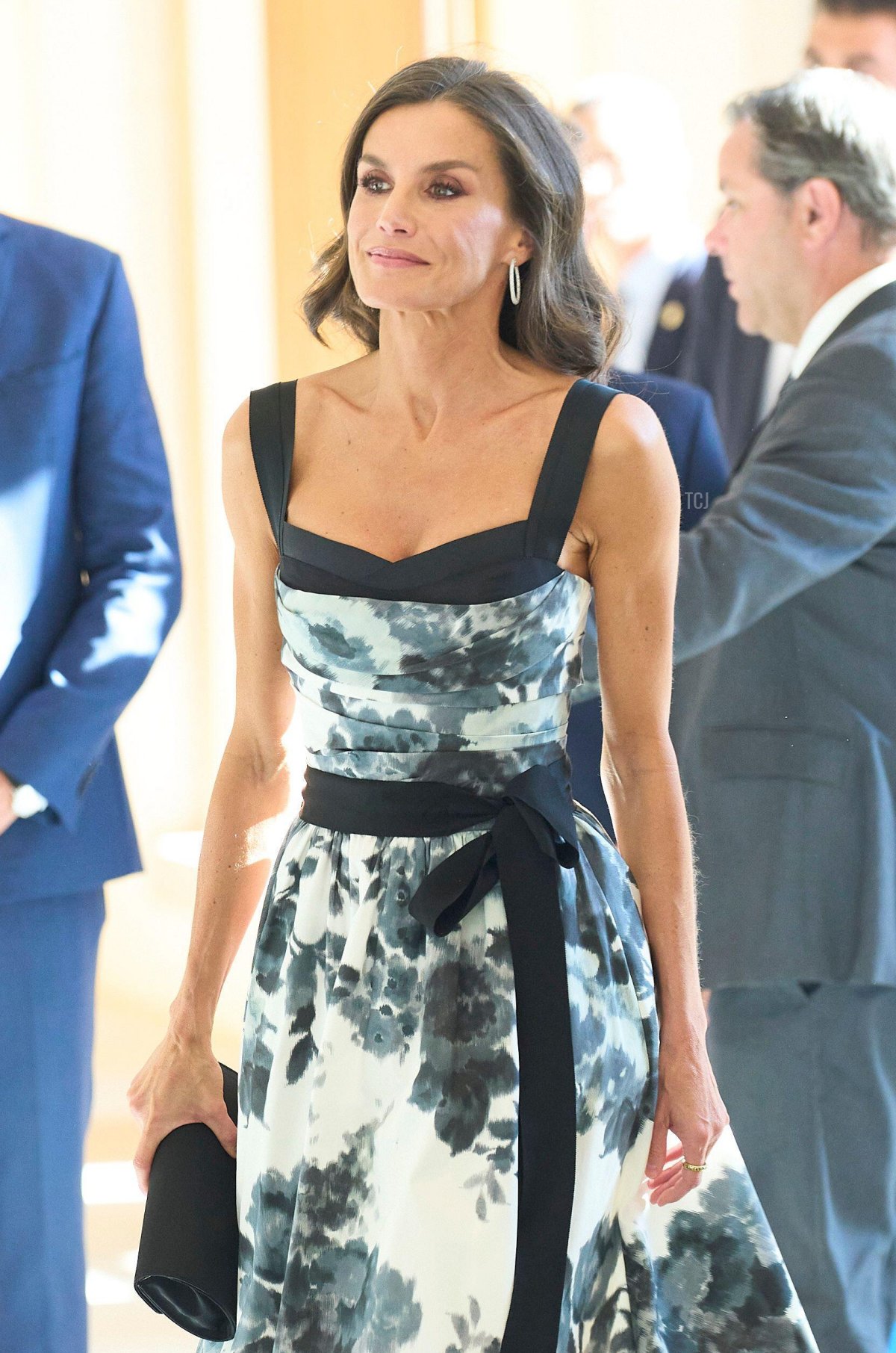 La regina Letizia di Spagna partecipa all'inaugurazione della nuova Galleria delle Collezioni Reali a Madrid, 25 luglio 2023 (Jack Abuin/ZUMA Press/Alamy)