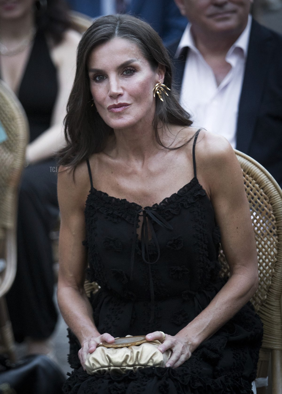 La Regina Letizia di Spagna partecipa alla cerimonia di chiusura del 13° Atlantida Mallorca Film Fest a Palma di Maiorca il 30 luglio 2023 (JAIME REINA/AFP via Getty Images)