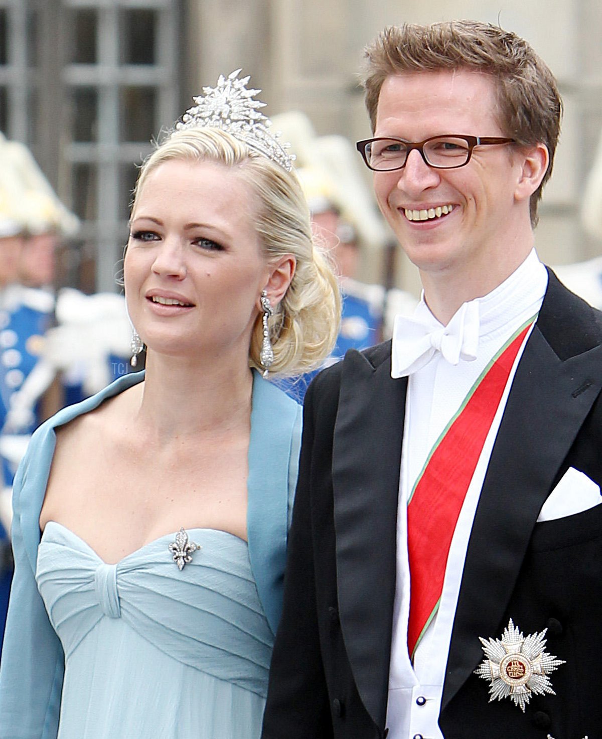 Il Principe Manuel e la Principessa Anna di Baviera partecipano al matrimonio della Principessa Ereditaria Victoria e del Principe Daniel di Svezia il 19 giugno 2010 (Patrick van Katwijk/DPA Picture Alliance Archive/Alamy)