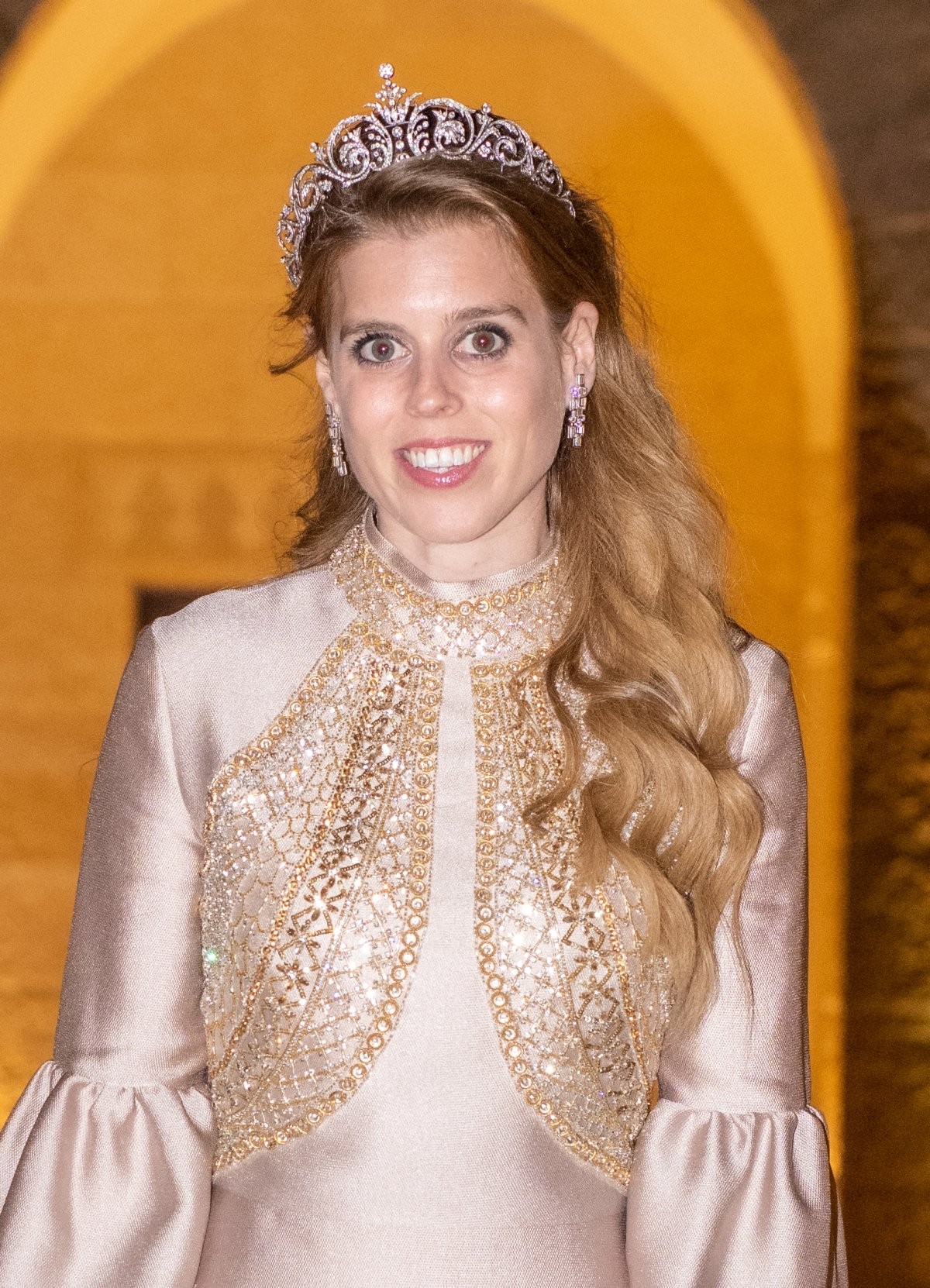 La Principessa Beatrice di York partecipa a un banchetto nuziale in onore del Principe ereditario Hussein e della Principessa Rajwa di Giordania ad Amman, 1 Giugno 2023 (Corte Hashemita Reale)