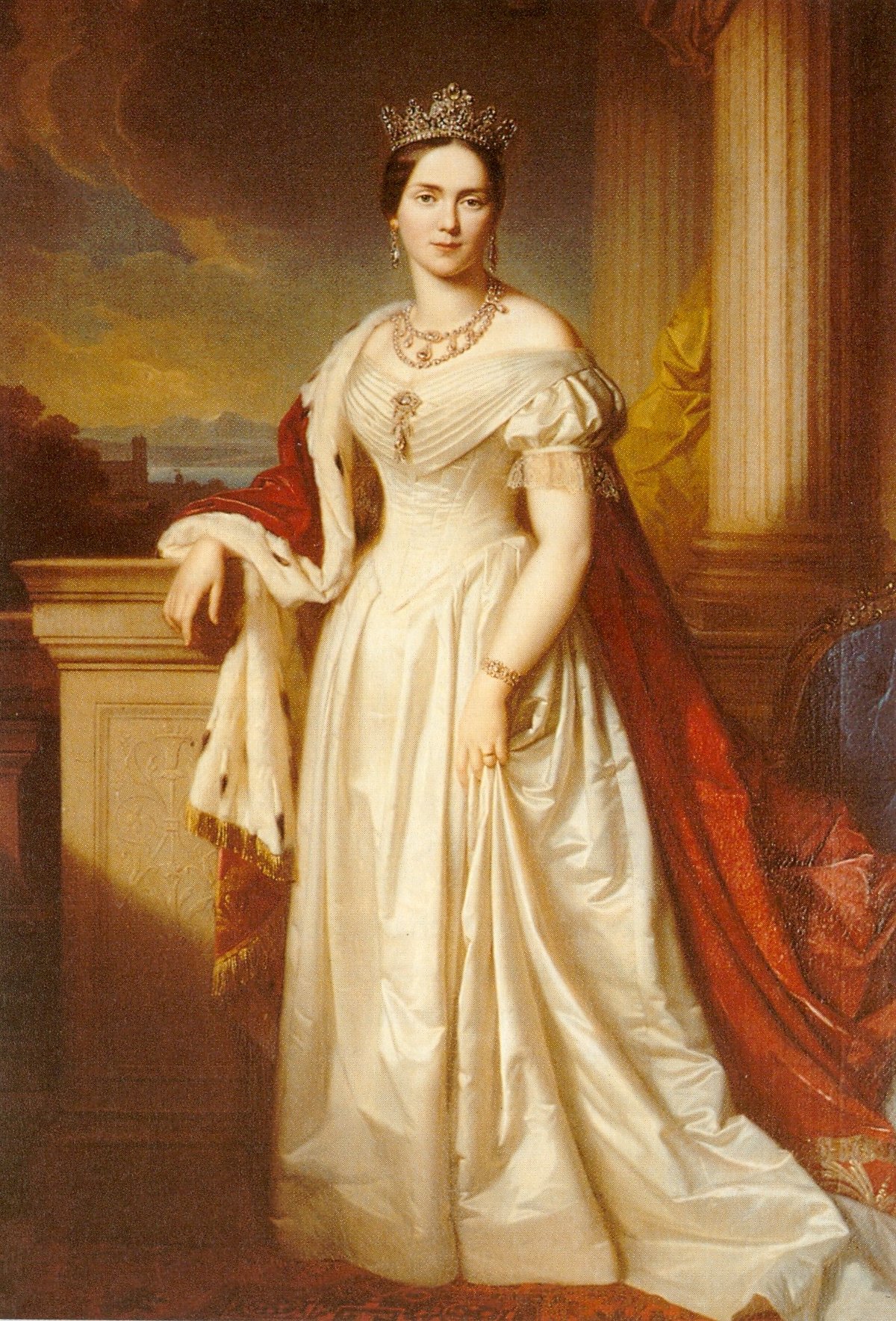 Portrait of Queen Pauline of Württemberg by Georg Friedrich Erhardt (Wikimedia Commons)