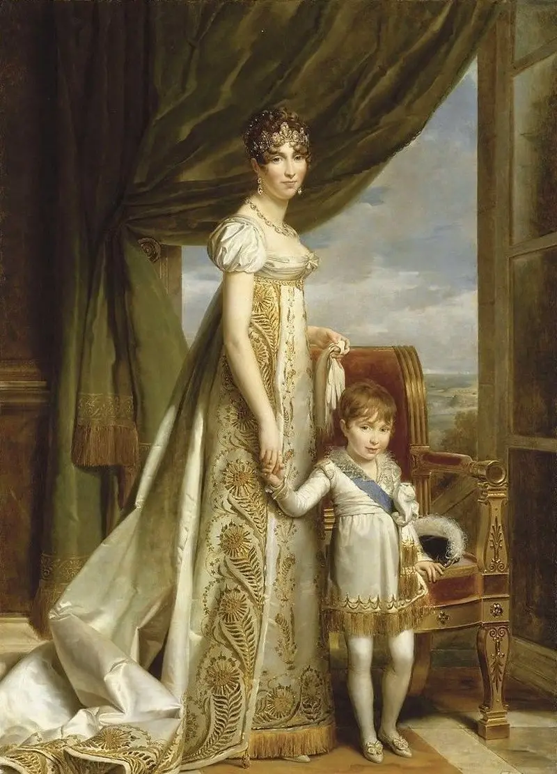 La Regina Hortense di Olanda con il suo primogenito, il Principe Napoleon-Charles, in un ritratto di François Gérard, circa 1807 (Royal Collections of the Netherlands)