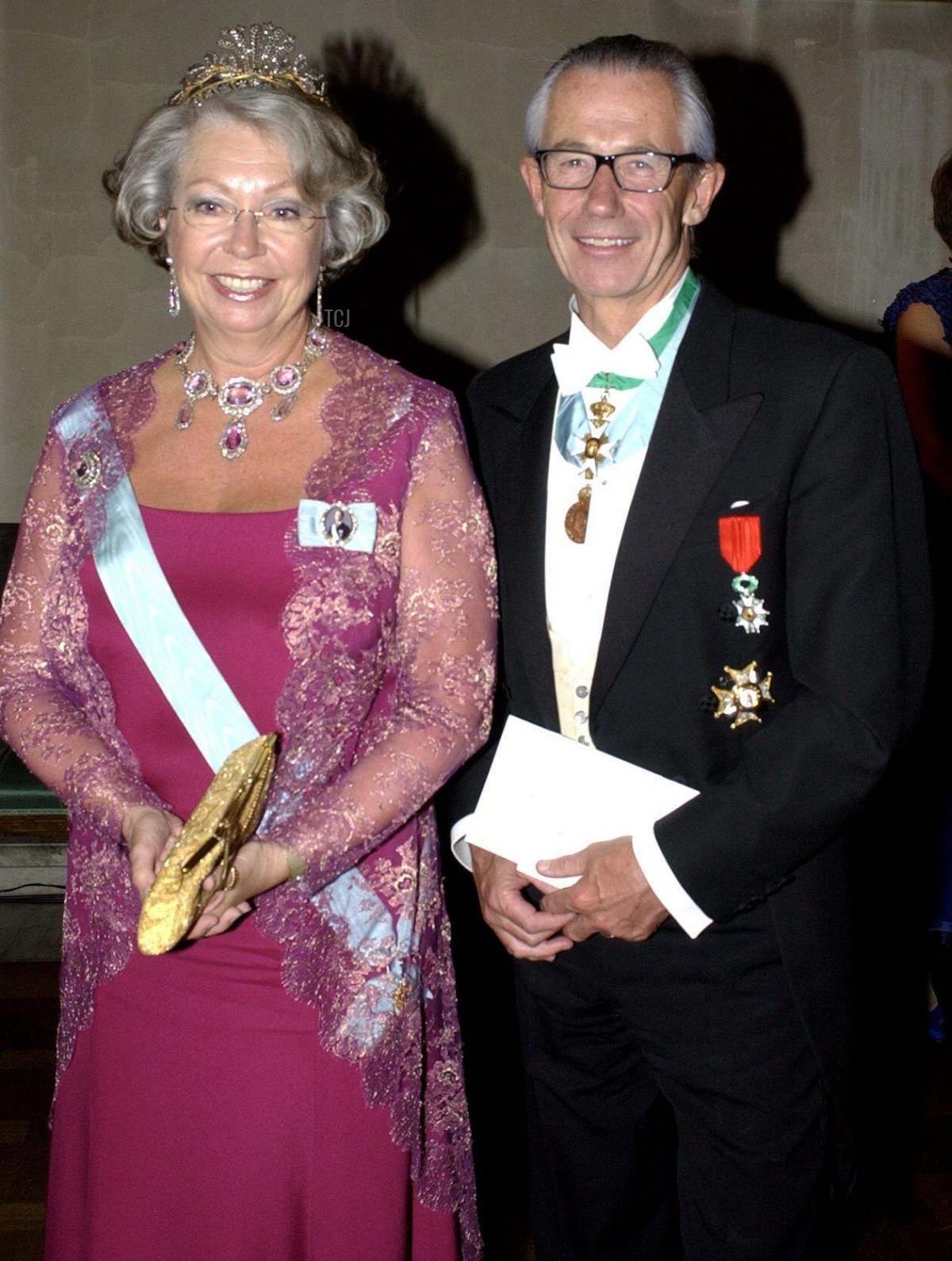 La Principessa Cristina e Tord Magnuson partecipano alle celebrazioni per il Premio Nobel a Stoccolma il 10 dicembre 2006 (Scanpix/TT News Agency/Alamy)