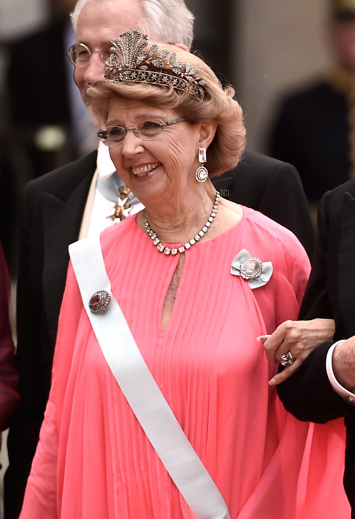 La Principessa Desiree partecipa al matrimonio reale del Principe Carl Philip e della Principessa Sofia di Svezia a Stoccolma il 13 giugno 2015 (Ian Gavan/Getty Images)