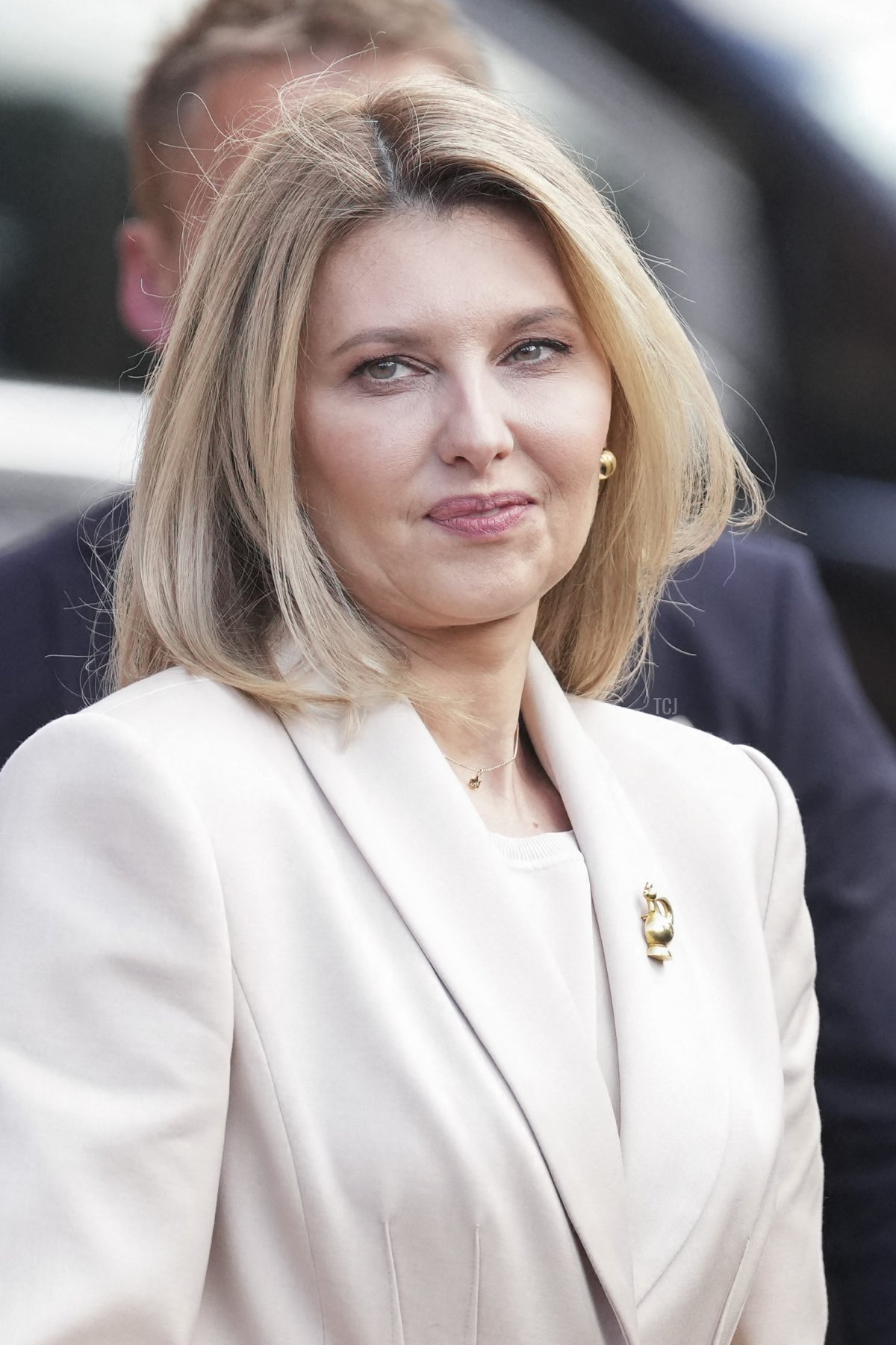 La First Lady dell'Ucraina partecipa a un servizio serale danese-ucraino nella Cattedrale di Haderslev, Danimarca, il 20 agosto 2023 (CLAUS FISKER/Ritzau Scanpix/AFP via Getty Images)