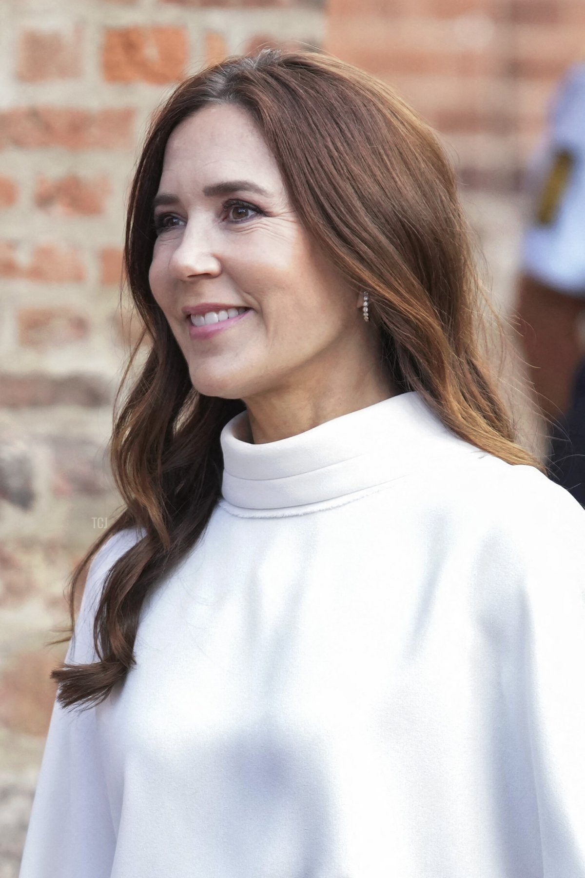 La Principessa Ereditare di Danimarca partecipa a un servizio serale danese-ucraino nella Cattedrale di Haderslev, Danimarca, il 20 agosto 2023 (CLAUS FISKER/Ritzau Scanpix/AFP via Getty Images)